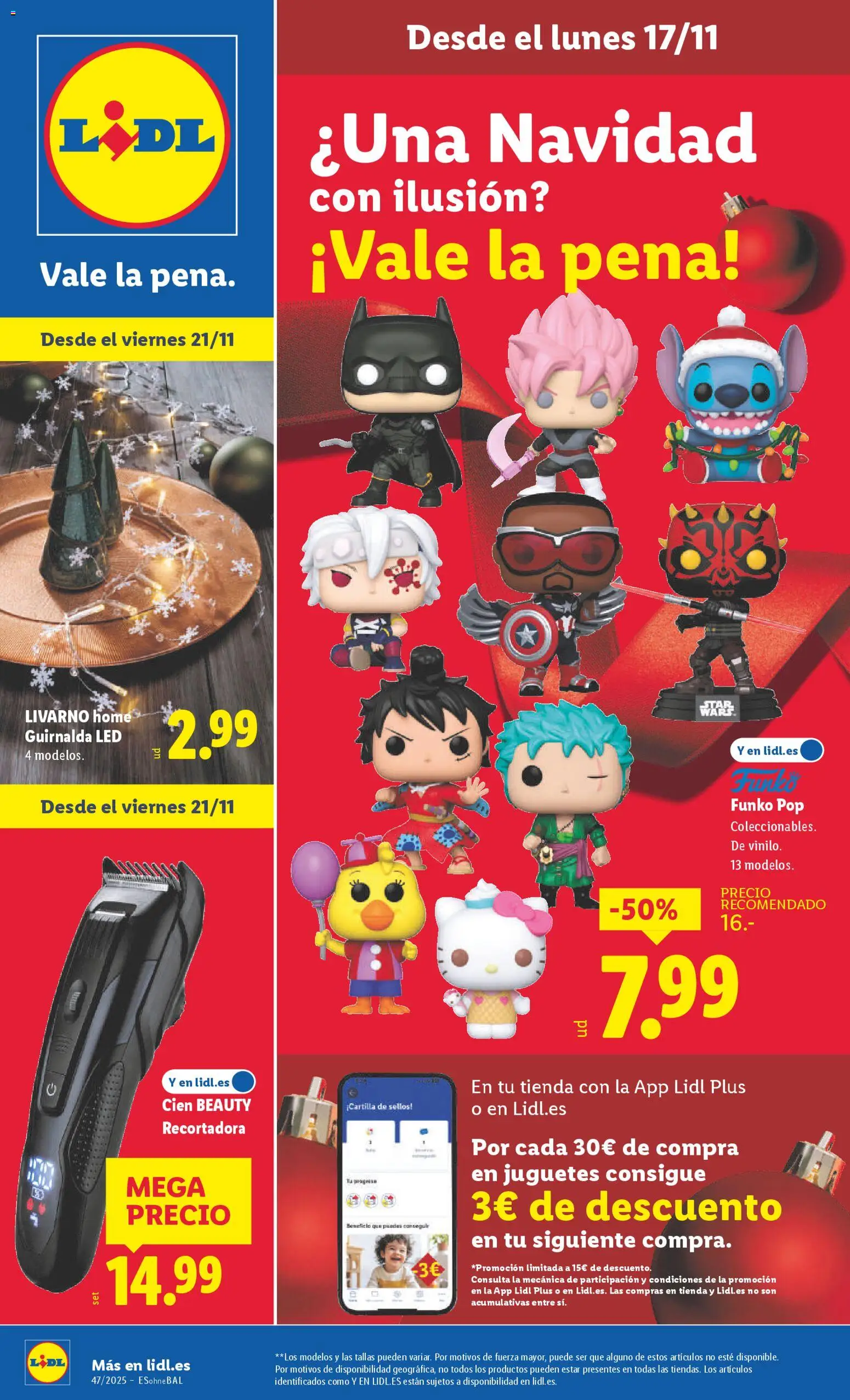 Lidl folleto de bazar │ válido desde el 17.11.2025 | Página: 1 | Productos: Juguetes