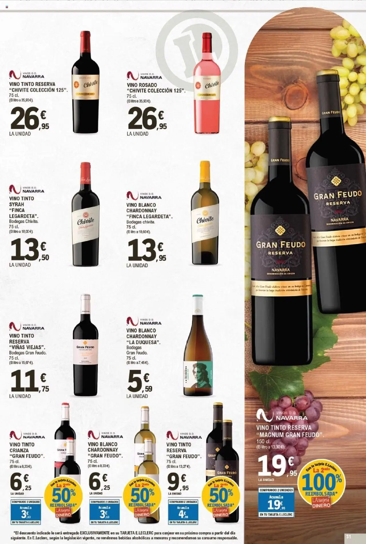 E.Leclerc folleto │ válido desde el 01.10.2025 | Página: 31 | Productos: Vino rosado, Vino