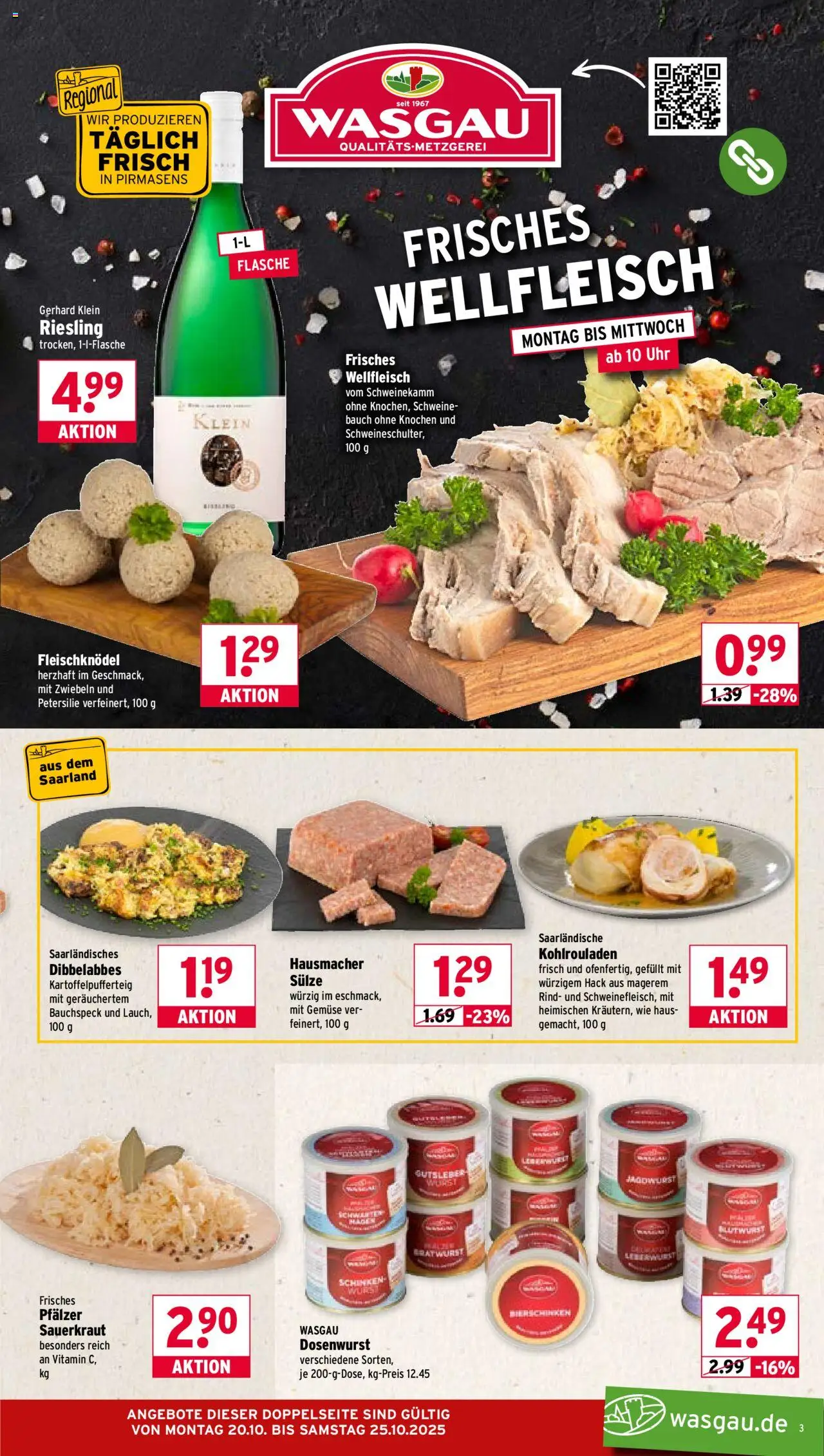 Wasgau Prospekt 	 – gültig ab 20.10.2025 | Seite: 3
