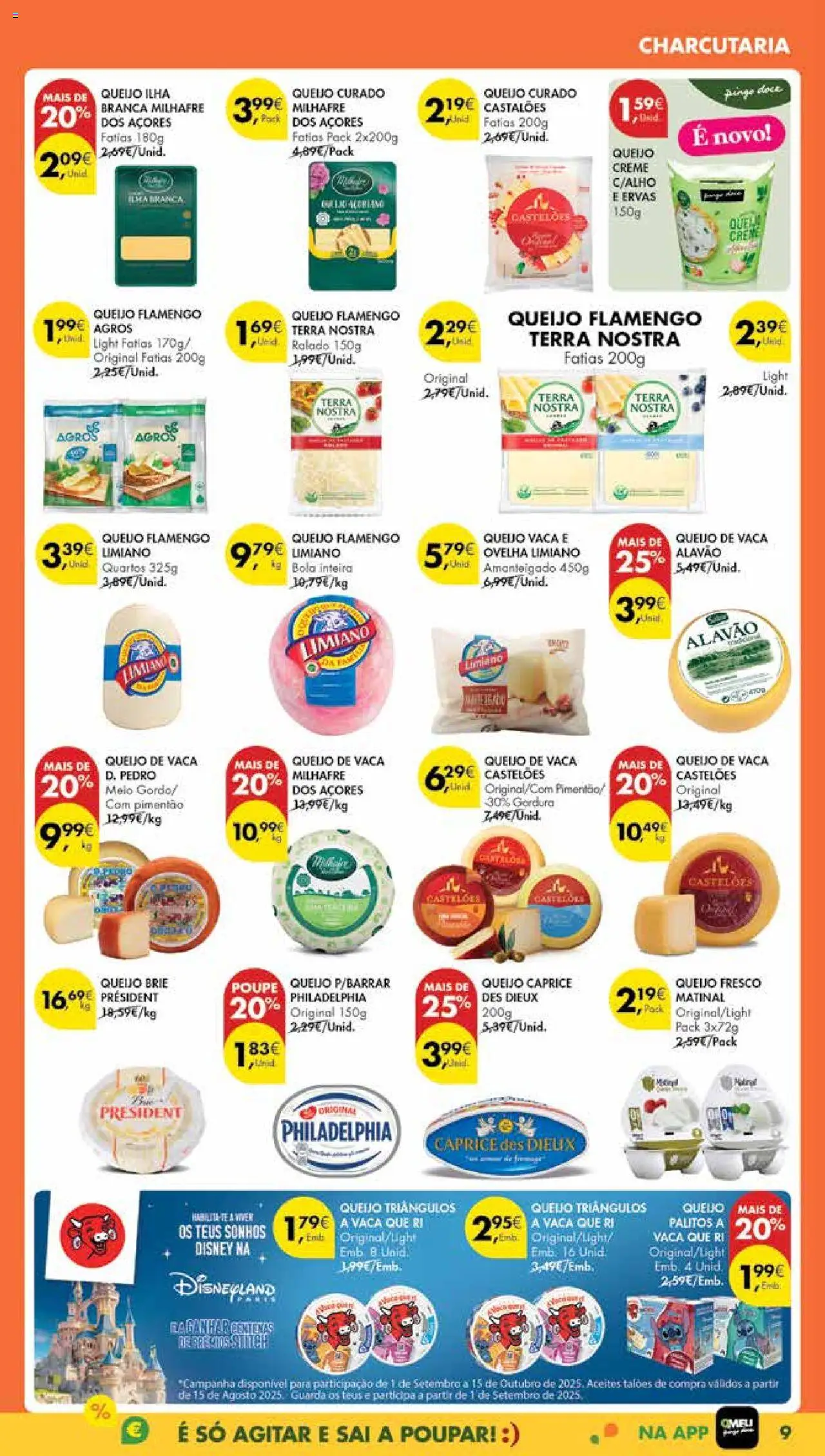 Pingo Doce Poupe Esta Semana Madeira │ válido de 09.09.2025 | Página: 9 | Produtos: Queijo creme, Cream cheese, Pimentão, Queijo