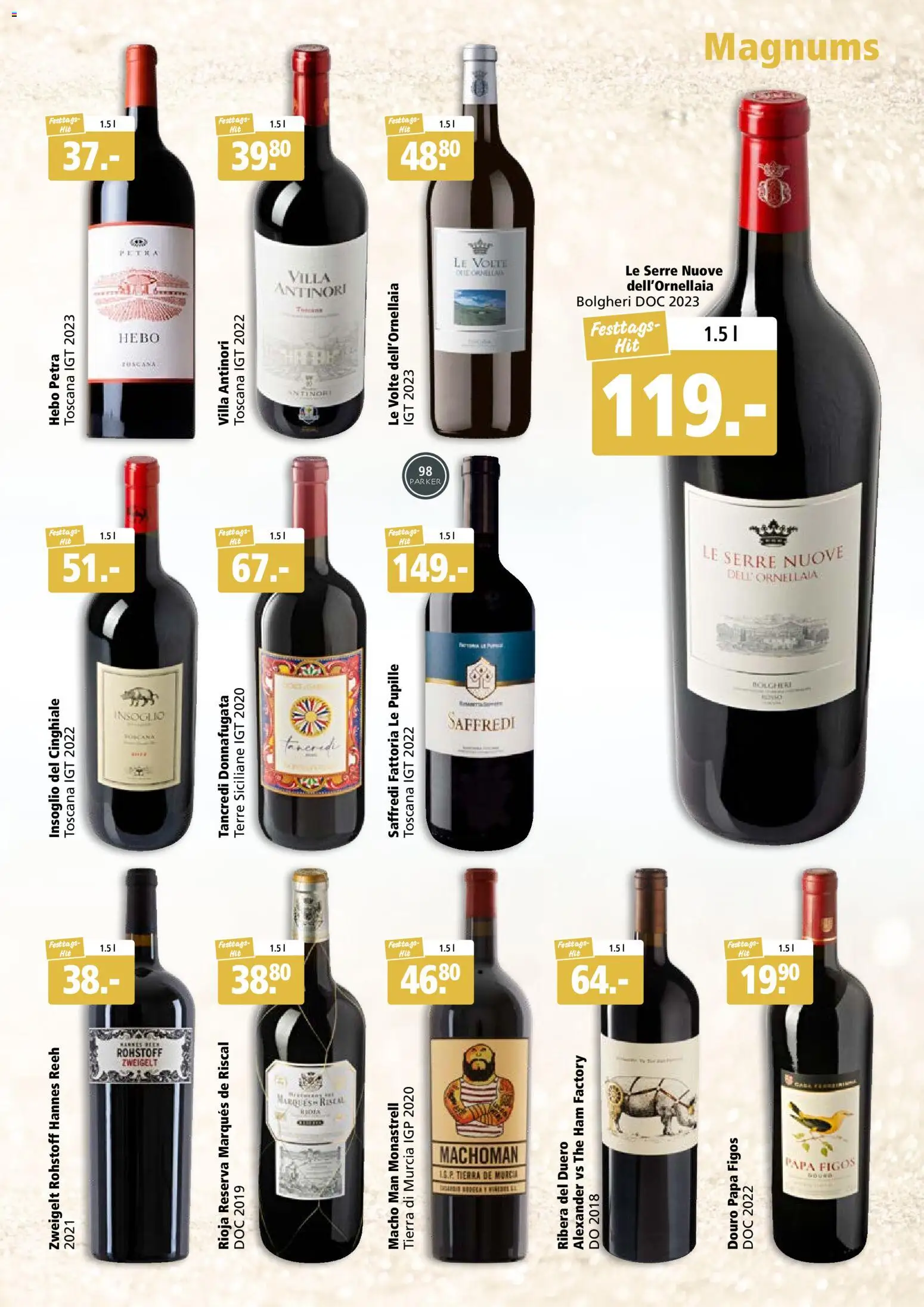 Aligro Aktionen Festtags-Hits Schlieren, Gossau SG, Frauenfeld, Rapperswil-Jona, Sargans, Bern, Brüttisellen, Pratteln, Emmen, Spreitenbach – gültig ab 03.11.2025 | Seite: 7