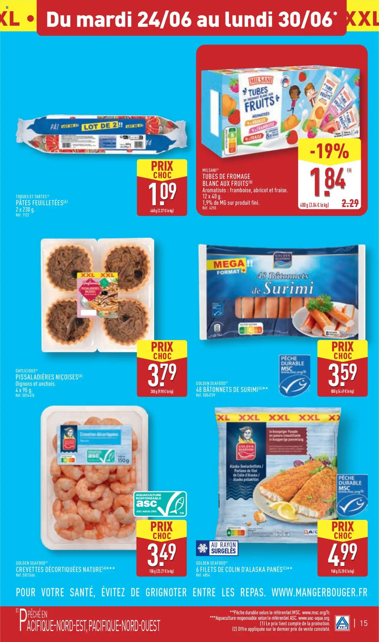  | Page: 18 | Produits: Abricot, Fraise, Pêche, Pâtes