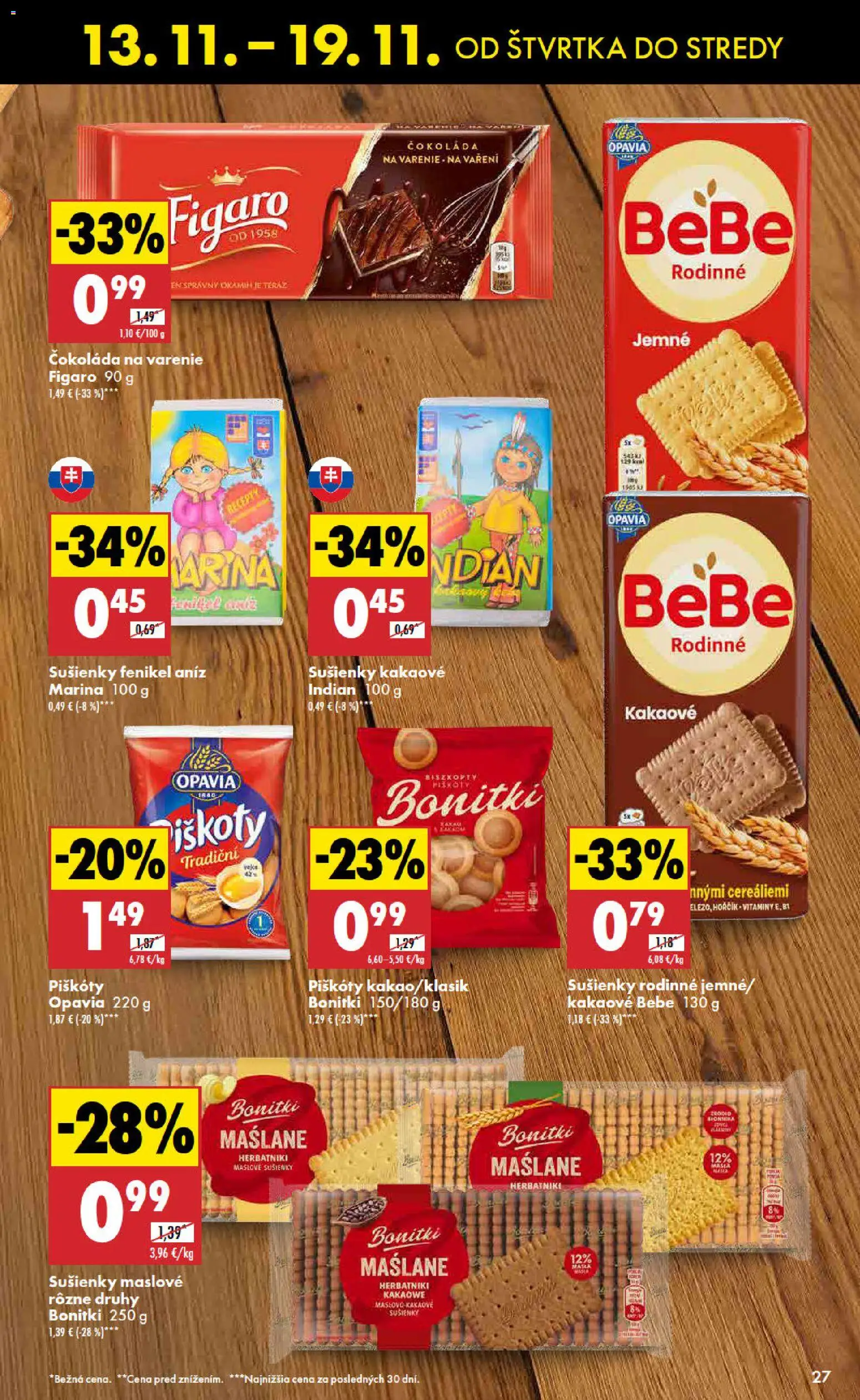 Nové Biedronka akcie – leták je platný od 13.11.2025 | Strana: 27 | Produkty: Čokoláda