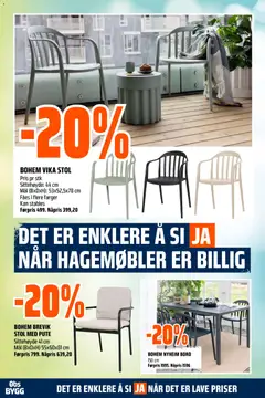 Forhåndsvisning av Obs Bygg kundeavis gyldig fra 26.04.2026 | Side: 20