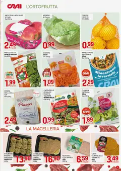 Anteprima del volantino CRAI Cuor di Crai catalogo valido a partire dal 04.12.2025 | Pagina: 3 | Prodotti: Mele, Verdure, Spinaci, Lattuga