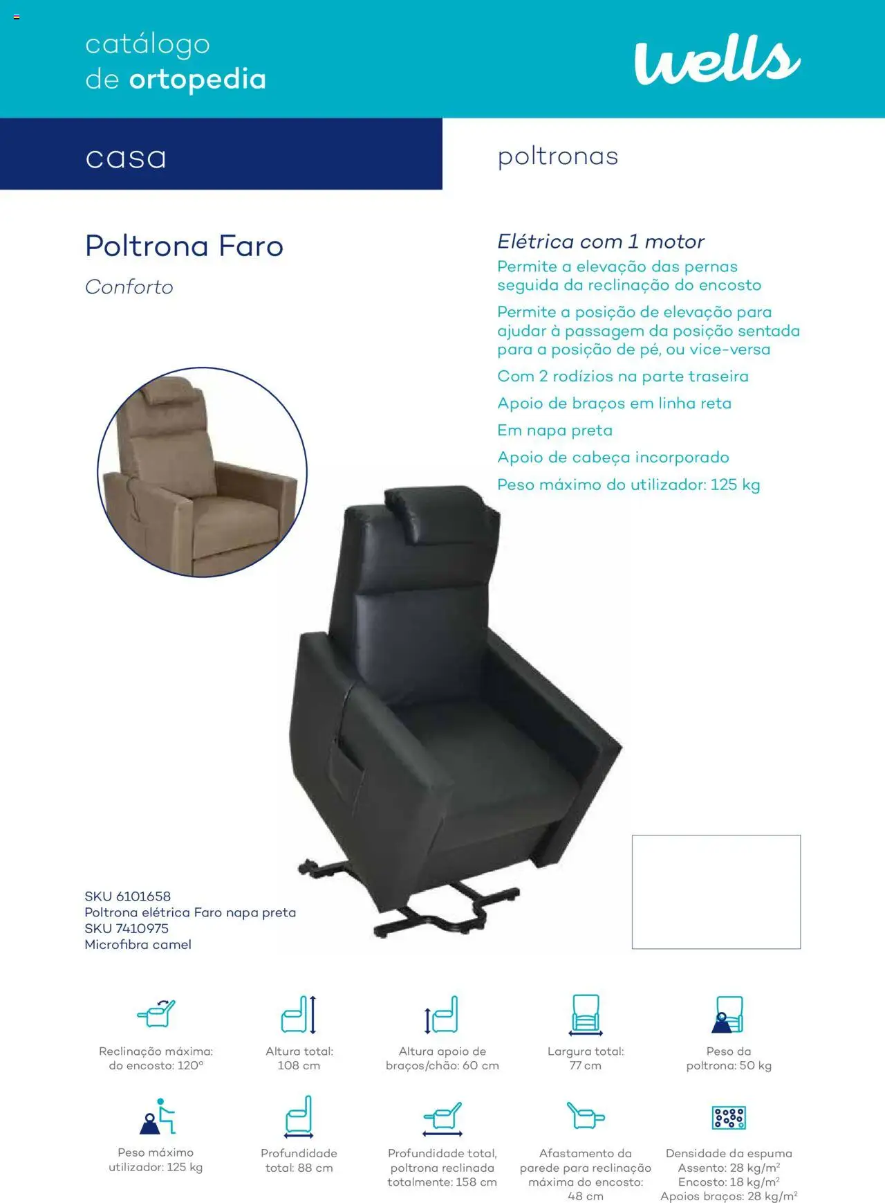 Well’s Catálogo de Ortopedia │ válido de 12.02.2024 | Página: 87 | Produtos: Poltrona