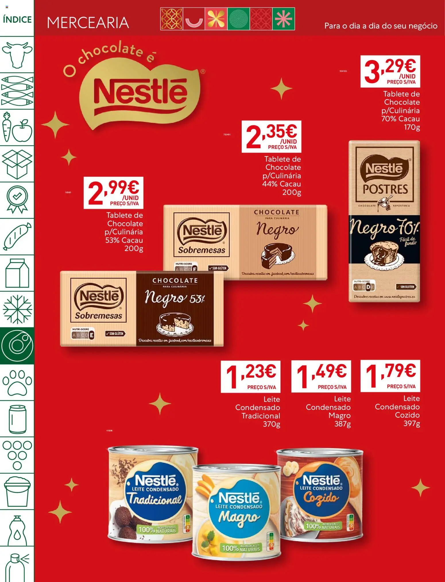 Recheio folheto │ válido de 11.11.2025 | Página: 24 | Produtos: Leite condensado, Leite, Nestlé, Chocolate