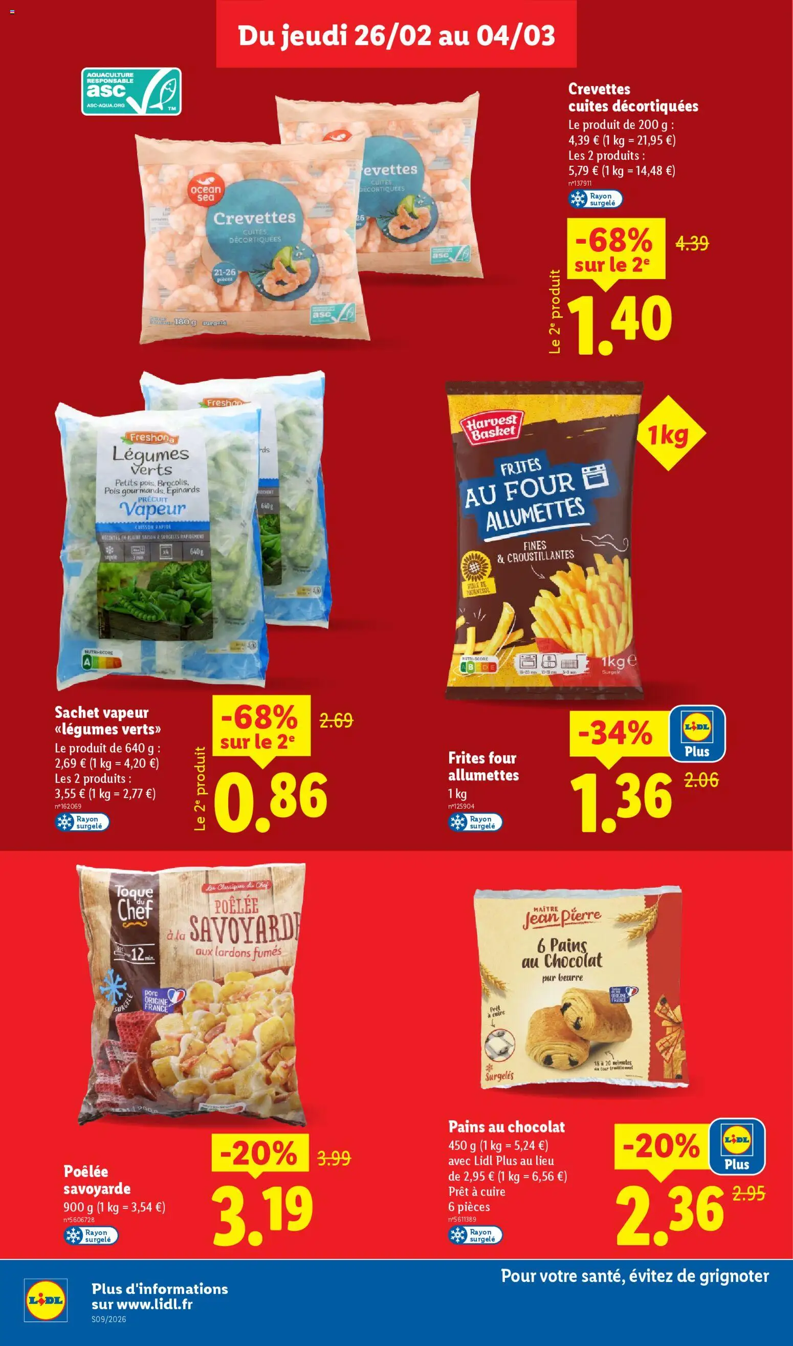 {H1} | Page: 12 | Produits: Pois, Beurre, Huile, Porc