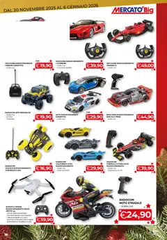 Anteprima del volantino Mercatò Sogni sotto l'albero catalogo valido a partire dal 20.11.2025 | Pagina: 15 | Prodotti: Drone, Fotocamera, Scala