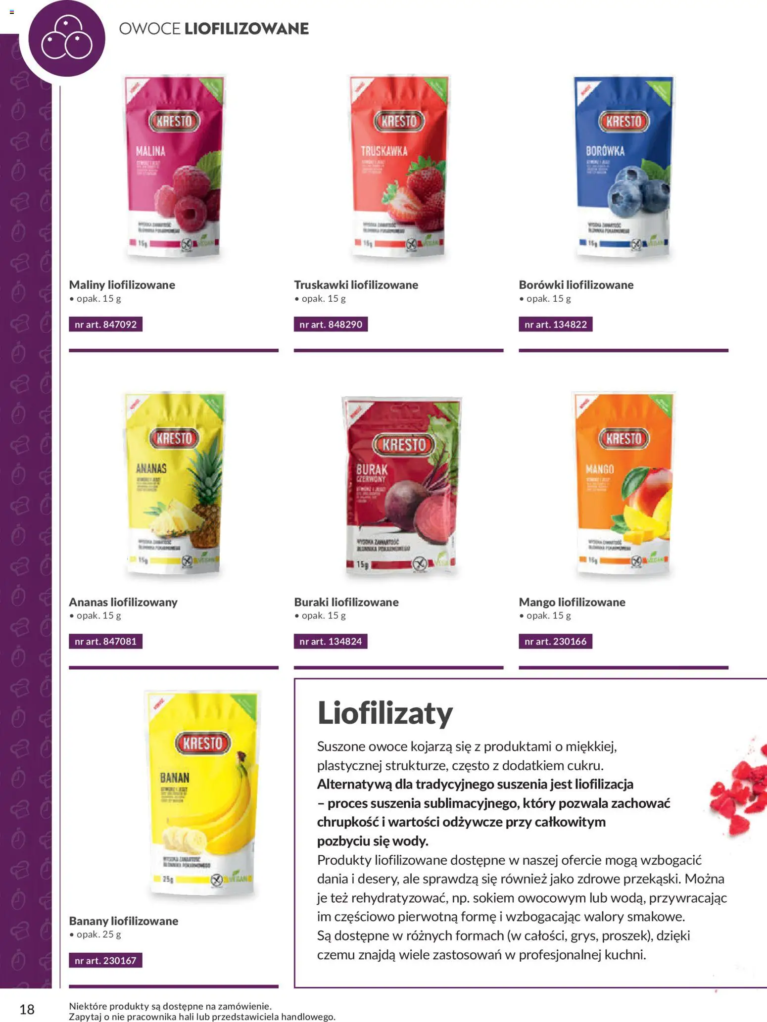 Makro Gazetka - Smart Chef Warzywa i Owoce od 01.01.2026 | Strona: 18 | Produkty: Burak, Maliny, Buraki, Truskawki