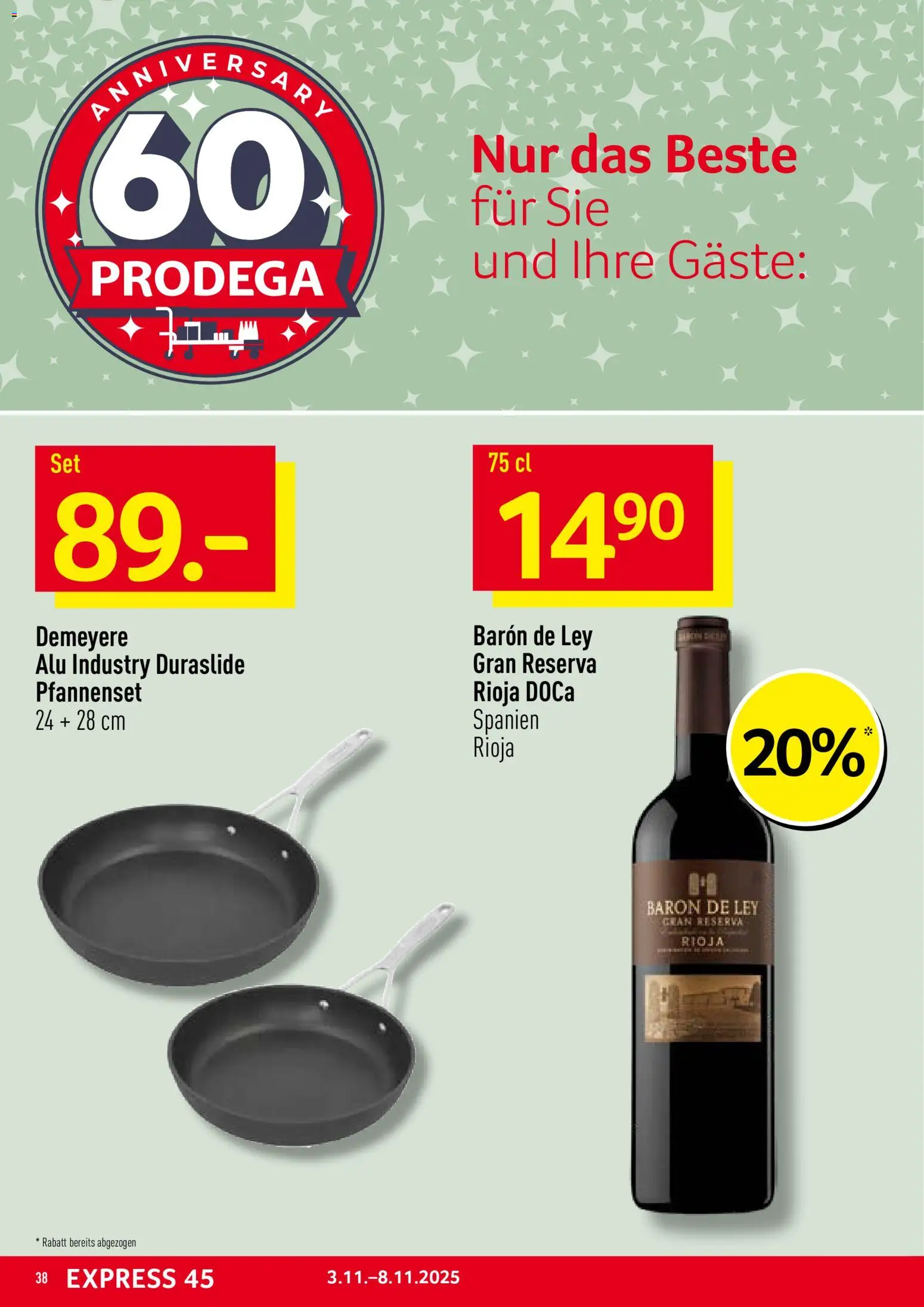 Prodega Aktionen – gültig ab 03.11.2025 | Seite: 38