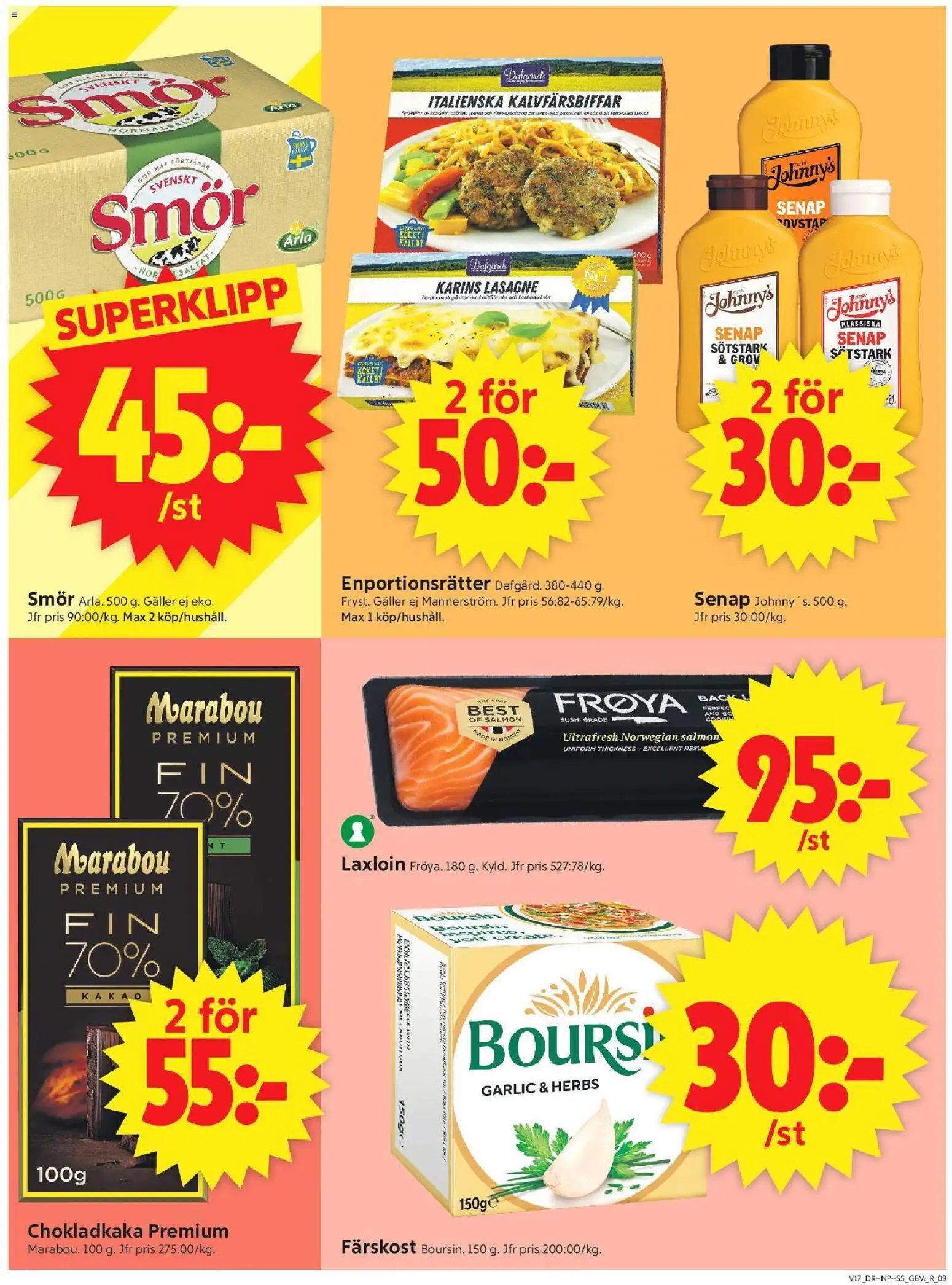 ICA Supermarket reklamblad aktuell från 20.04.2026 | Sida: 11 | Produkter: Gem, Senap, Chokladkaka, Galler