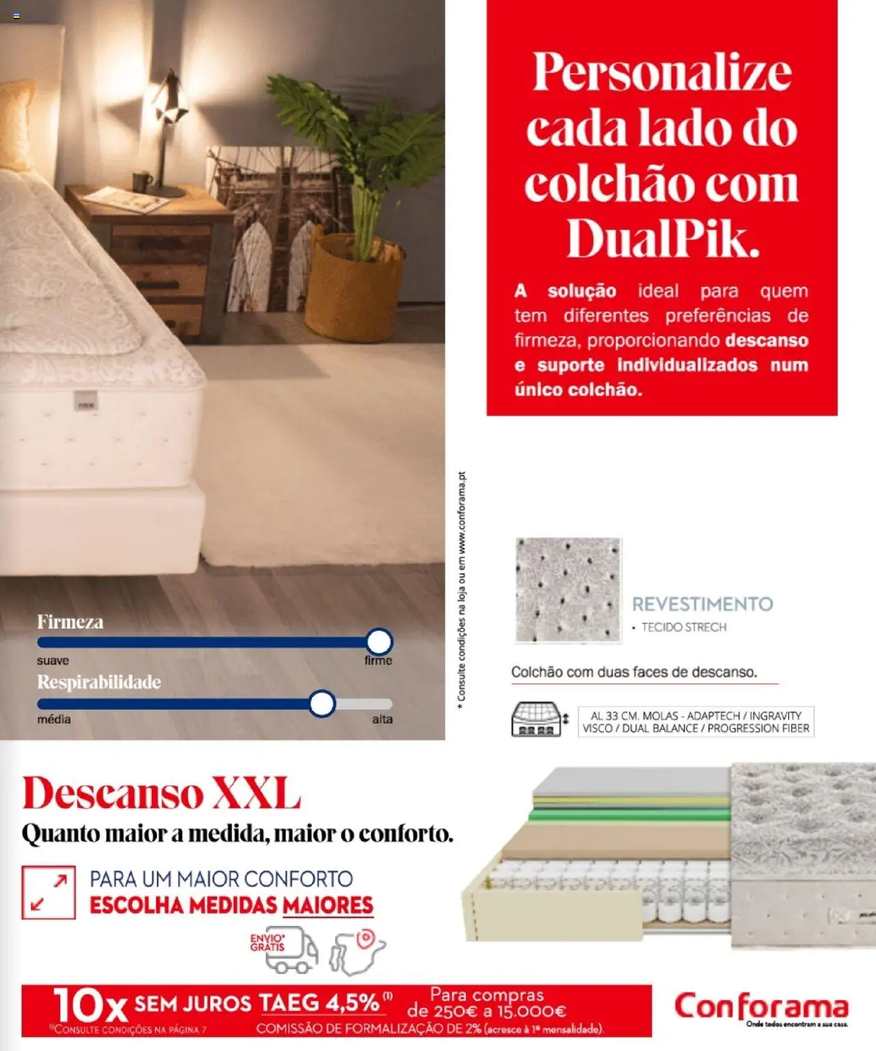 Conforama - Descanso  │ válido de 07.08.2025 | Página: 13 | Produtos: Colchão