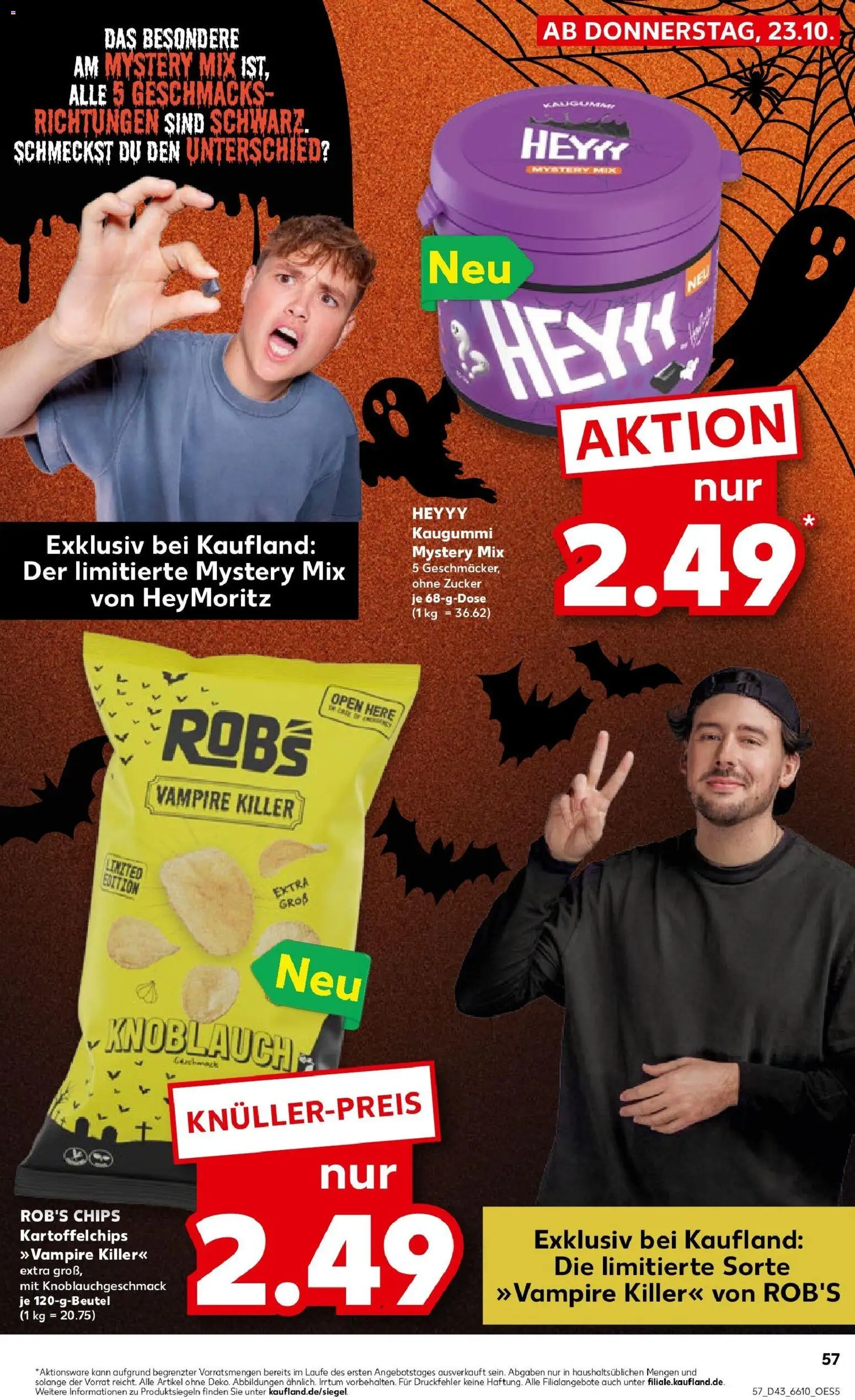 Kaufland prospekt Dillingen	 – gültig ab 27.10.2025 | Seite: 57 | Produkte: Zucker, Knoblauch, Chips