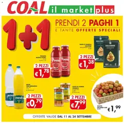 Anteprima del volantino Coal Il Market Plus catalogo valido a partire dal 11.09.2025