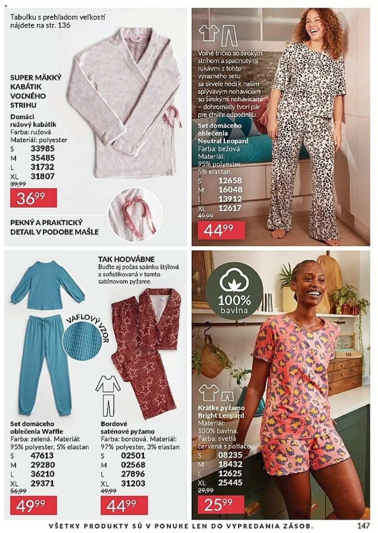 Nové Avon akcie – leták je platný od 01.02.2026 | Strana: 147 | Produkty: Tričko, Pyžamo, Svetlá