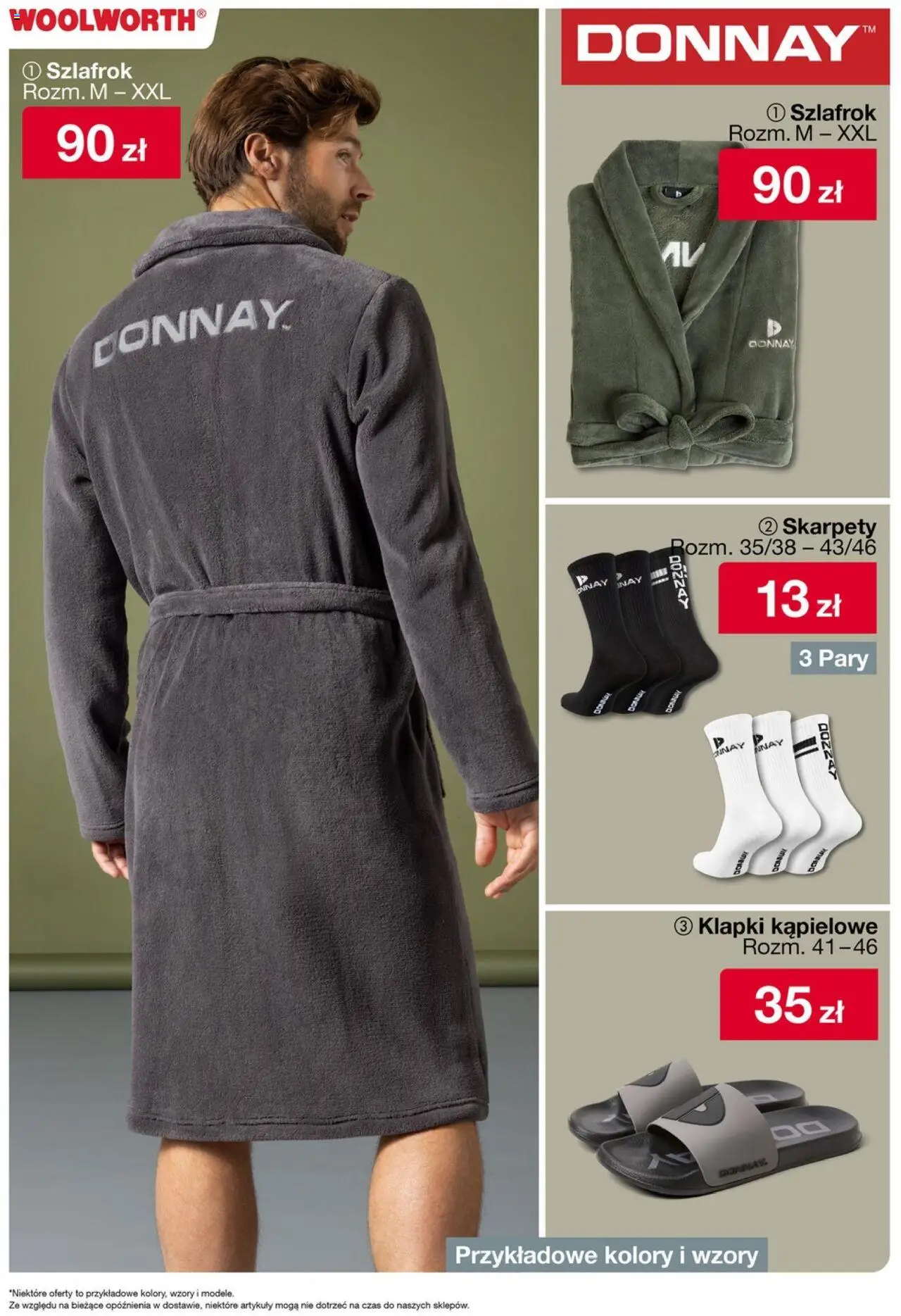 Woolworth Gazetka od 12.09.2025 | Strona: 16 | Produkty: Skarpety, Szlafrok, Klapki