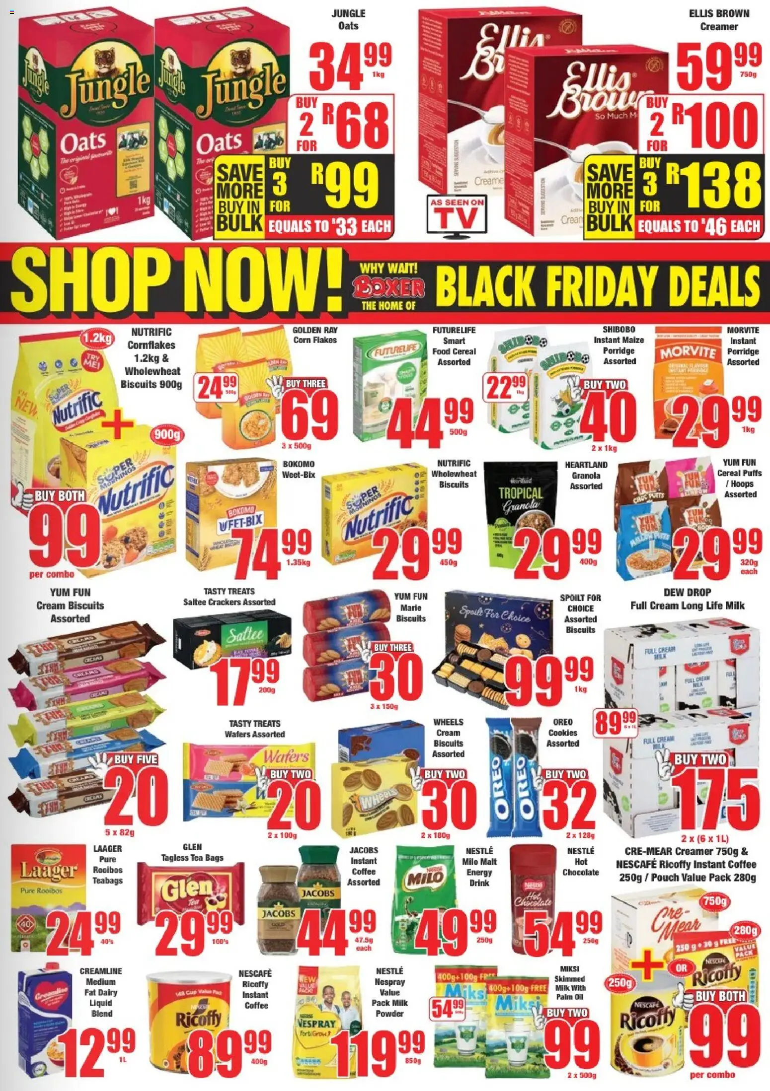 New Boxer catalogue – valid from 10.11.2025 | Page: 5 | Products: Oats, Biscuits, Chocolate, Estuche organizador de viaje