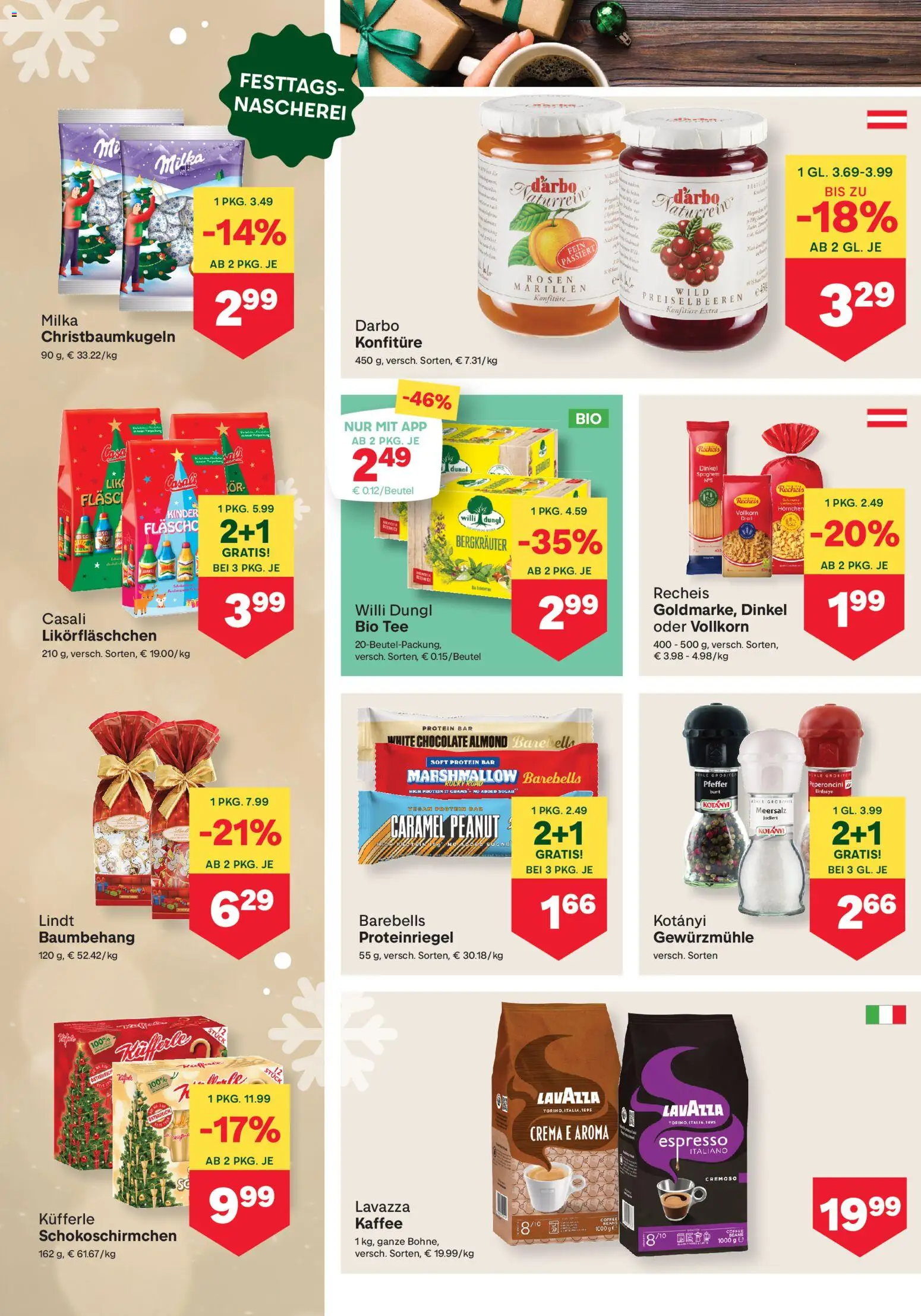 MPREIS Hohenems gültig ab 04.12.2025 | Seite: 6 | Produkte: Pfeffer, Kaffee, Tee