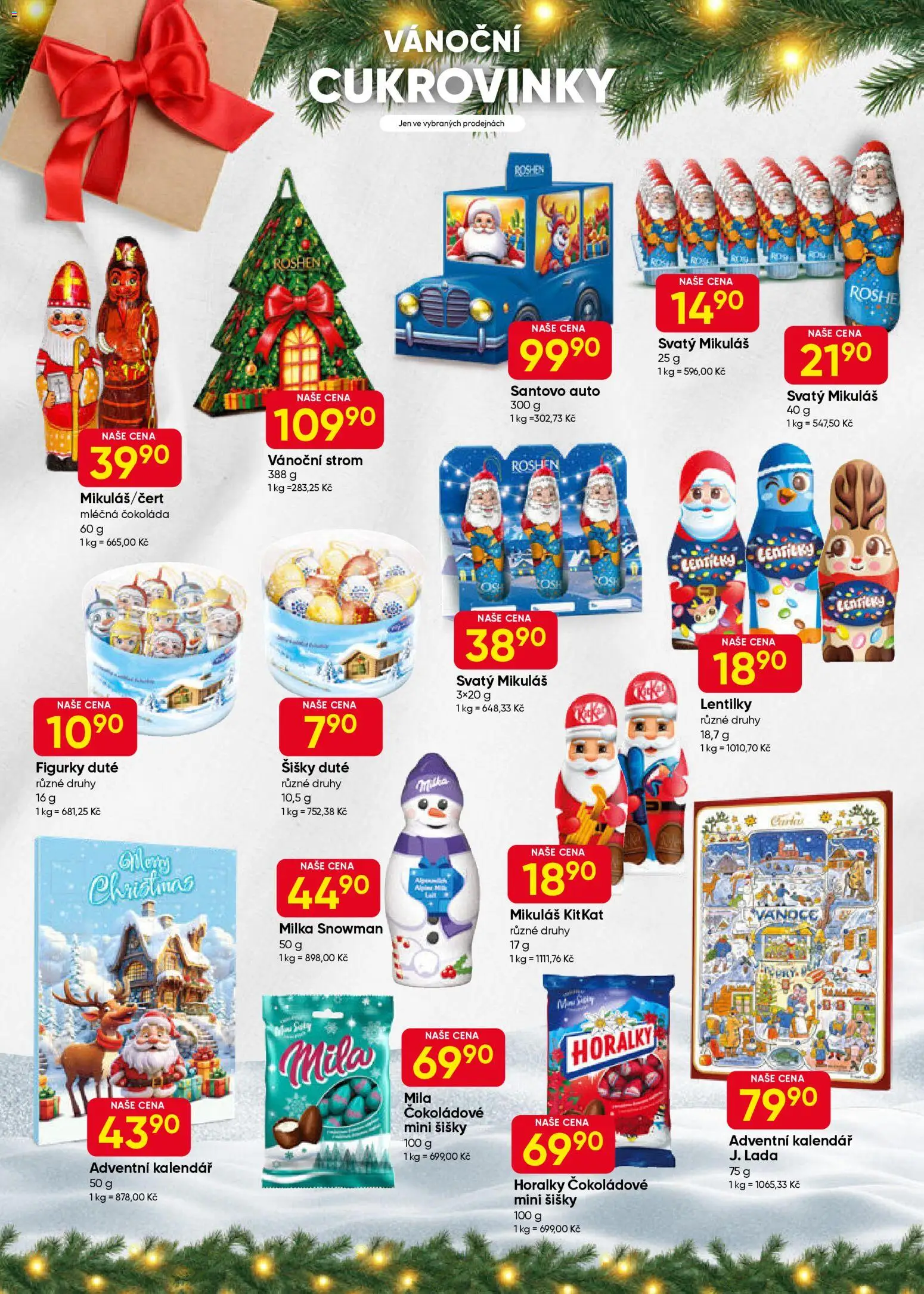 Hruška leták od 26.11.2025 | Strana: 10 | Produkty: Milka, Horalky, Mila, Lentilky