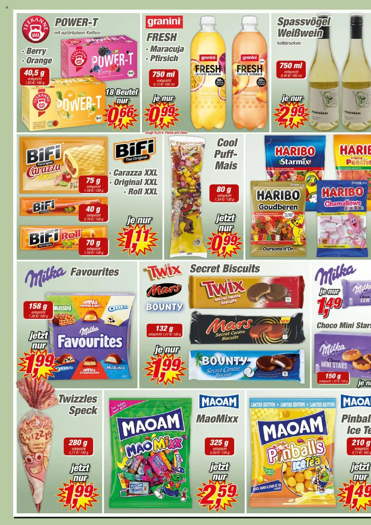 Posten Börse Prospekt - gültig ab dem 09.08.2025 | Seite: 6 | Produkte: Bifi, Milka, Mars, Granini
