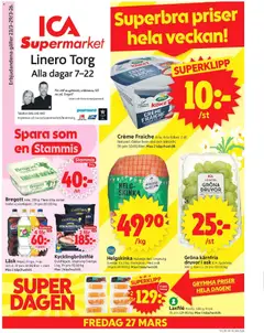 ICA Supermarket - Lund - Förhandsvisning av reklamblad från butik ICA Supermarket aktuell från 23.03.2026