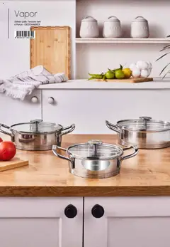 04.09.2025 tarihinden itibaren geçerli olan Karaca kataloğu önizlemesi | Sayfa: 30 | Ürünler: Tencere seti