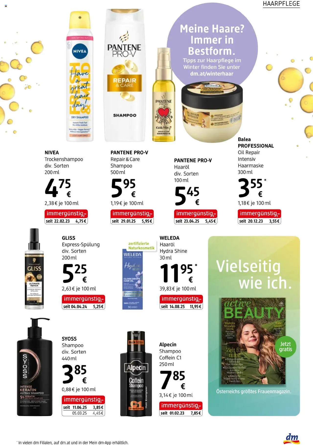 dm drogerie markt Journal Oktober 2025 gültig ab 09.10.2025 | Seite: 17 | Produkte: Shampoo, Haarmaske, Haaröl