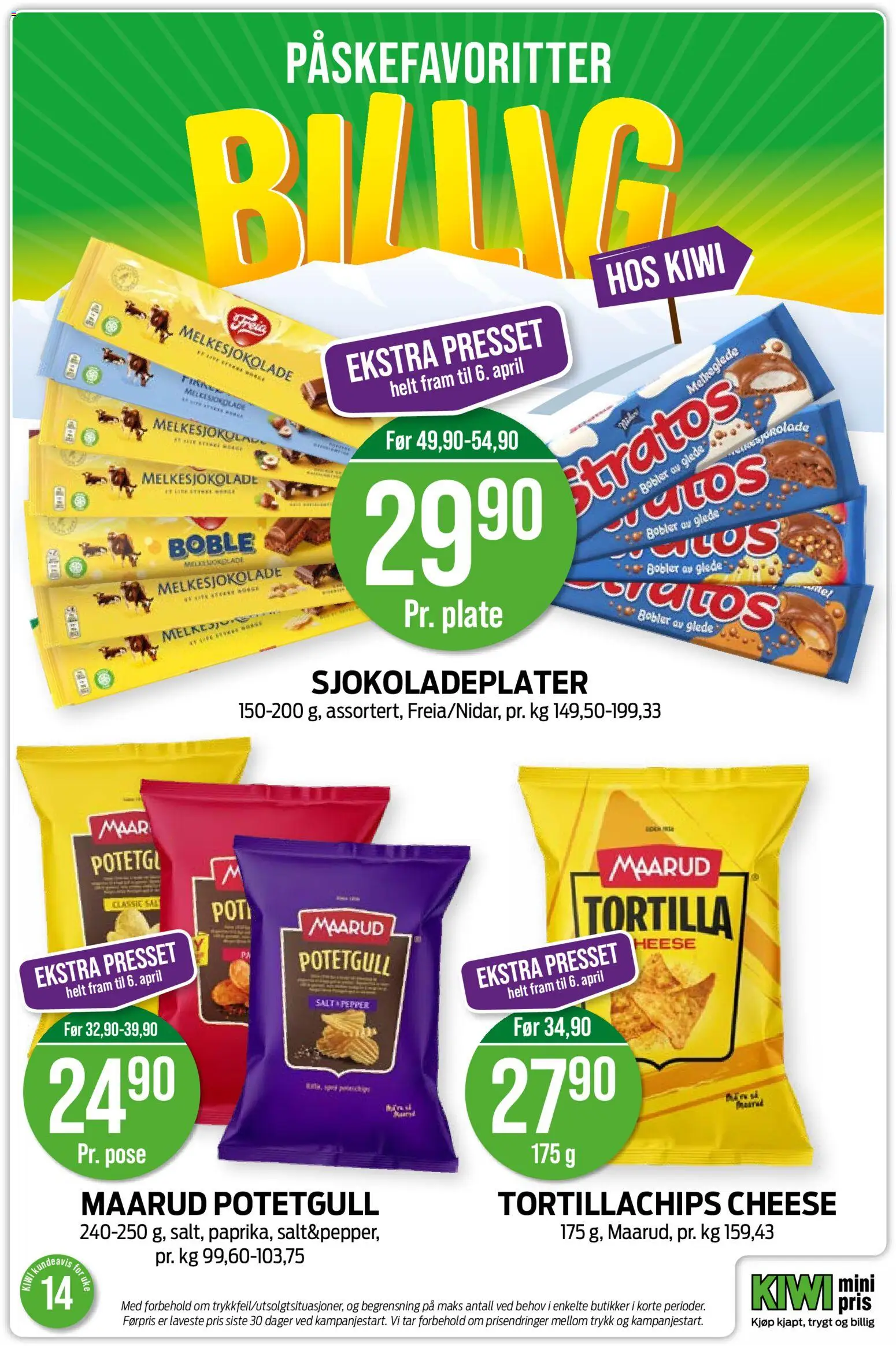 {H1} | Side: 2 | Produkter: Kiwi, Kirsebær, Potetgull, Датчик руху