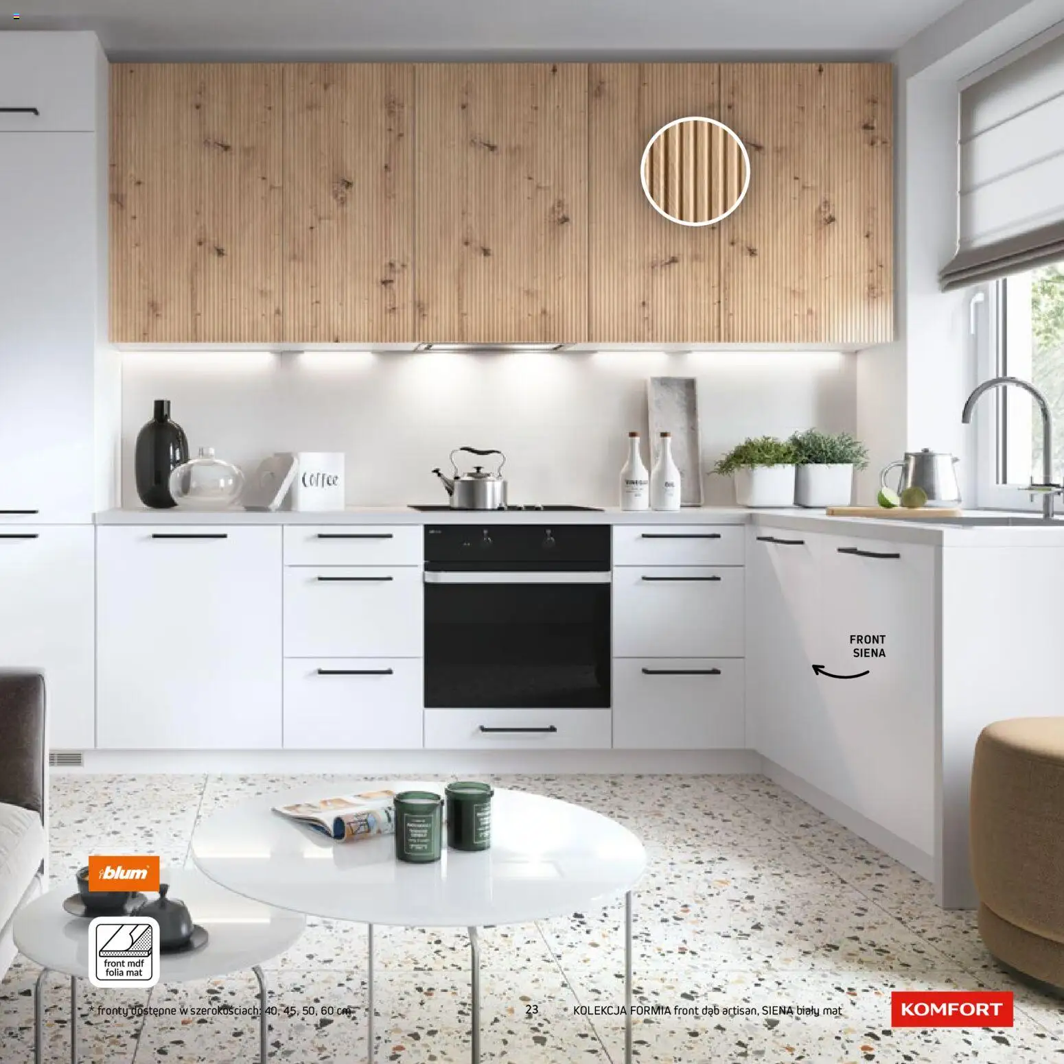 Komfort Gazetka - Katalog kuchnie od 15.12.2025 | Strona: 23