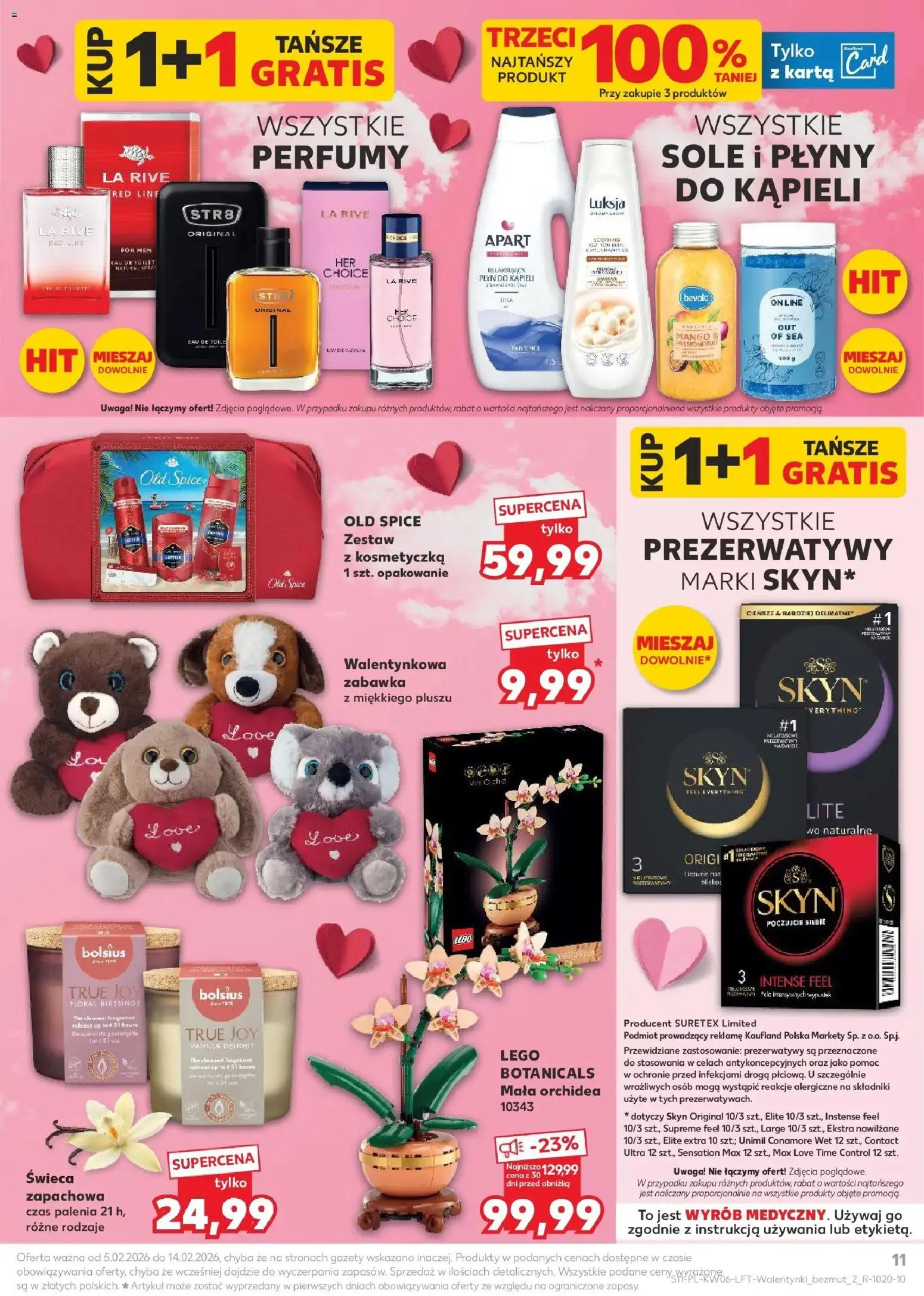 Kaufland gazetka od 05.02.2026 | Strona: 11 | Produkty: Mango, Prezerwatywy, Perfumy, Old spice