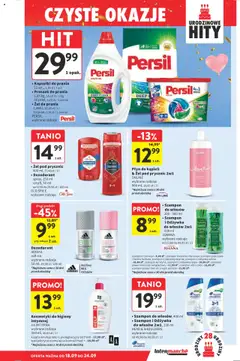 Intermarche Gazetka od 18.09.2025 | Strona: 43 | Produkty: Kosmetyki, Prysznic, Szampon, Dezodorant