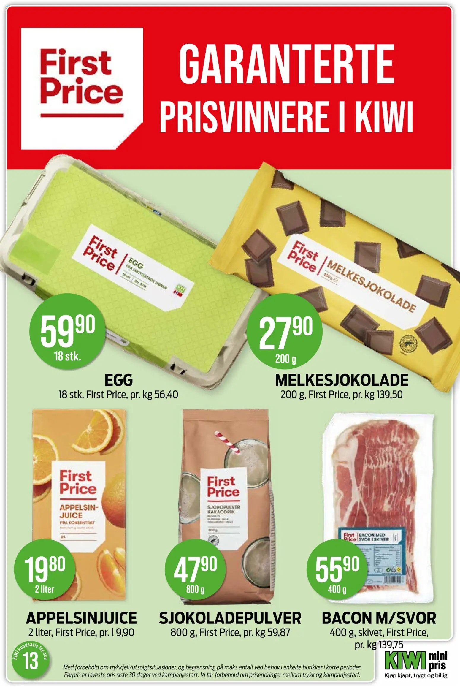 {H1} | Side: 23 | Produkter: Bavețică, Egg, Juice, Kiwi