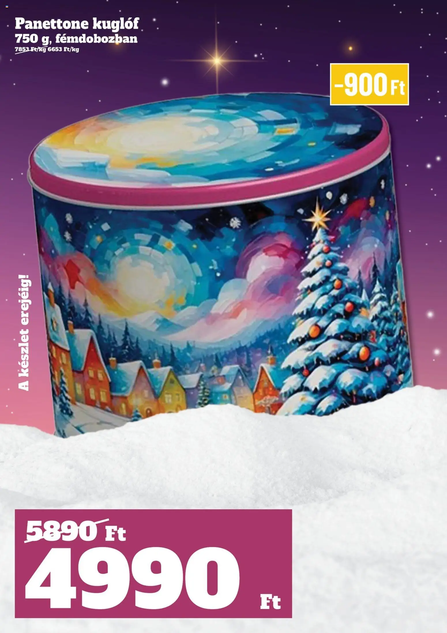 Family Diszkont akciós ujság - amely érvényes a következő dátumtól: 18.12.2025 | Oldal: 4 | Termékek: Panettone, Kuglóf