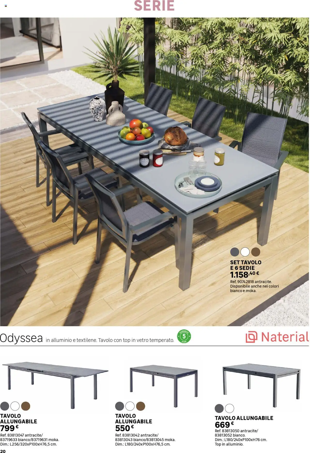 Volantino Leroy Merlin del 02.06.2025 | Pagina: 20 | Prodotti: Top, Alluminio, Tavolo
