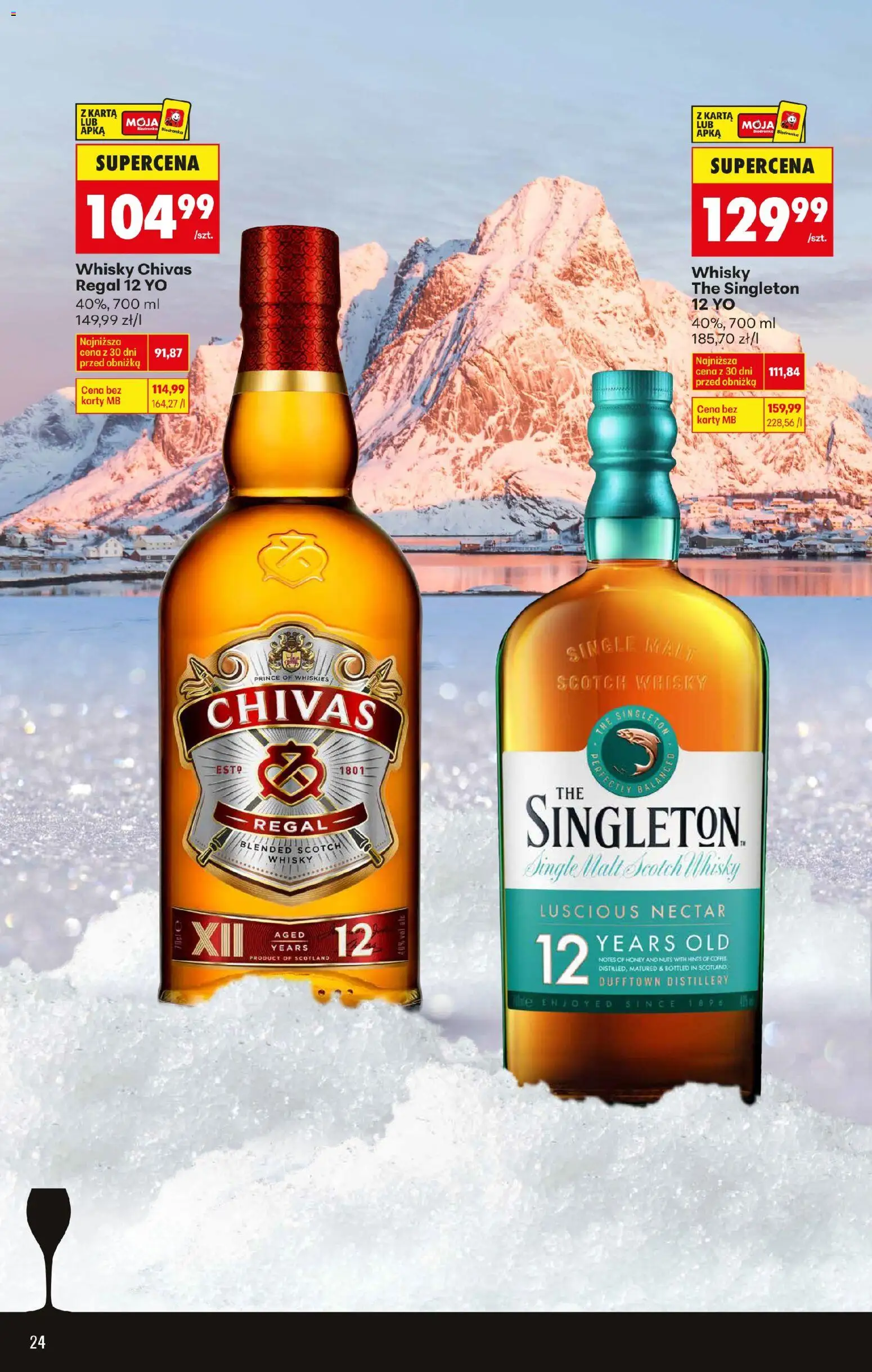 Biedronka gazetka - Czas na toast od 12.01.2026 | Strona: 26 | Produkty: Chivas Regal, Whisky Chivas Regal, Regał, Whisky