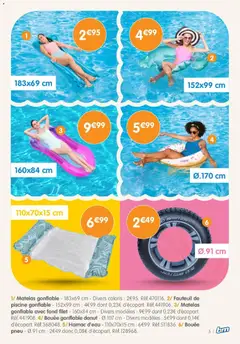 B&M - Prévisualisation de B&M catalogue valide à partir de 29.04.2026 | Page: 5 | Produits: Matelas gonflable, Bouée, Matelas, Fauteuil