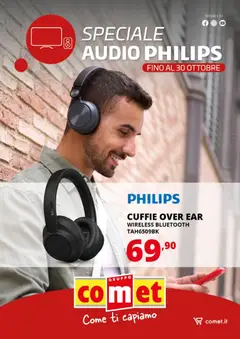 Anteprima del volantino Comet Philips Audio catalogo valido a partire dal 27.10.2025