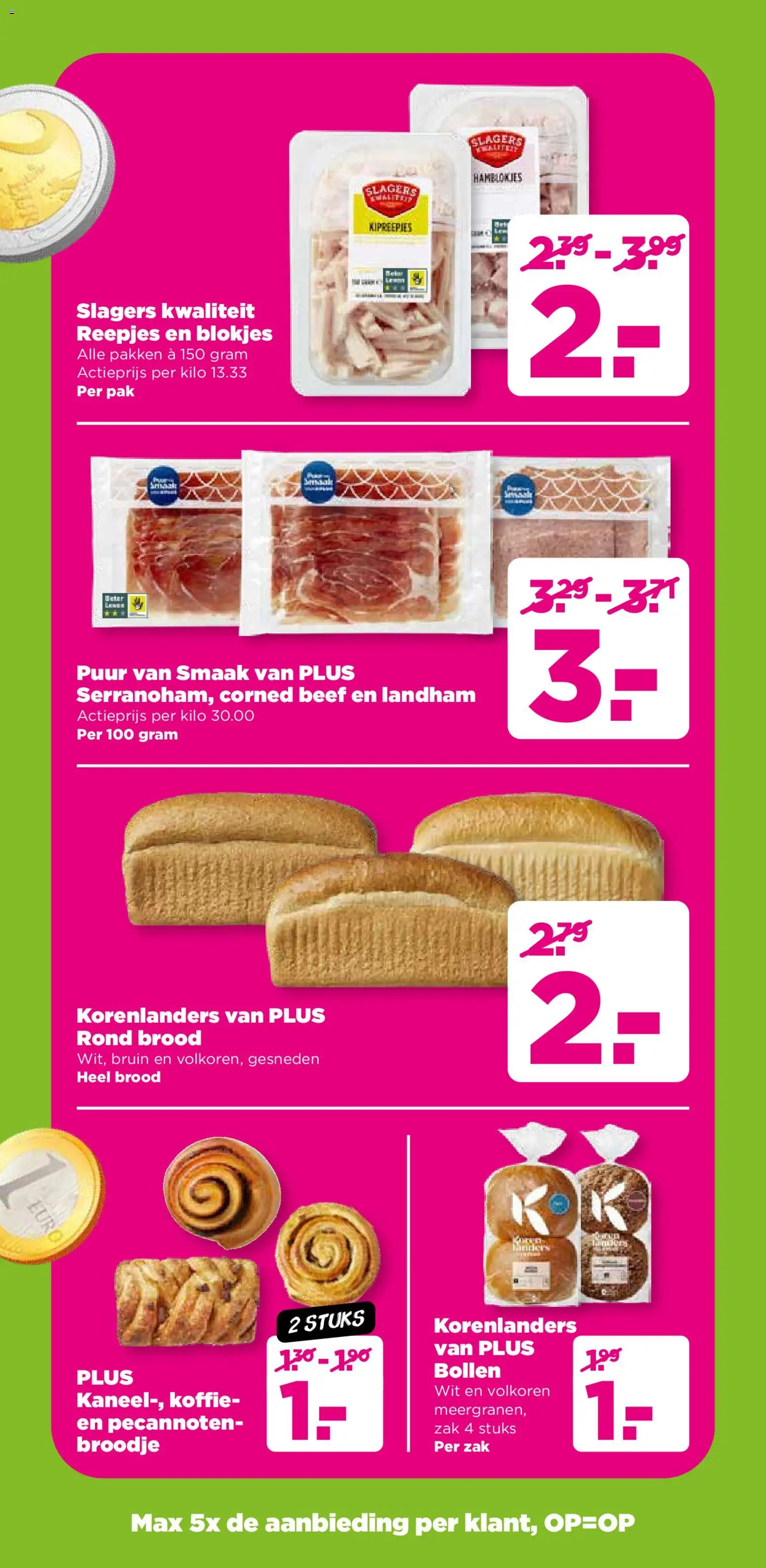 {H1} | Pagina: 10 | Producten: Brood, Koffie, Ham, Broodje