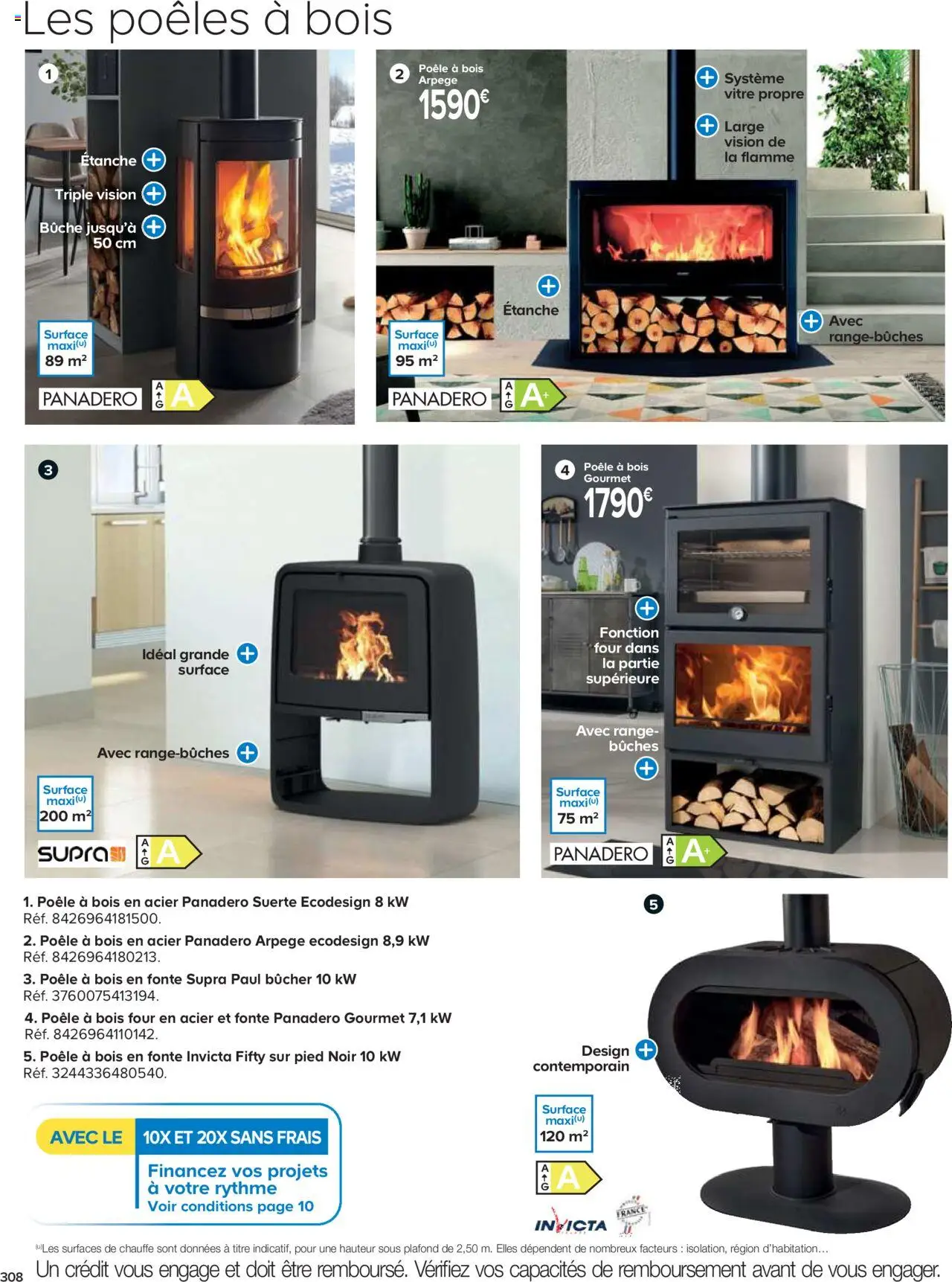 | Page: 308 | Produits: Four, Poêle, Poêle à bois