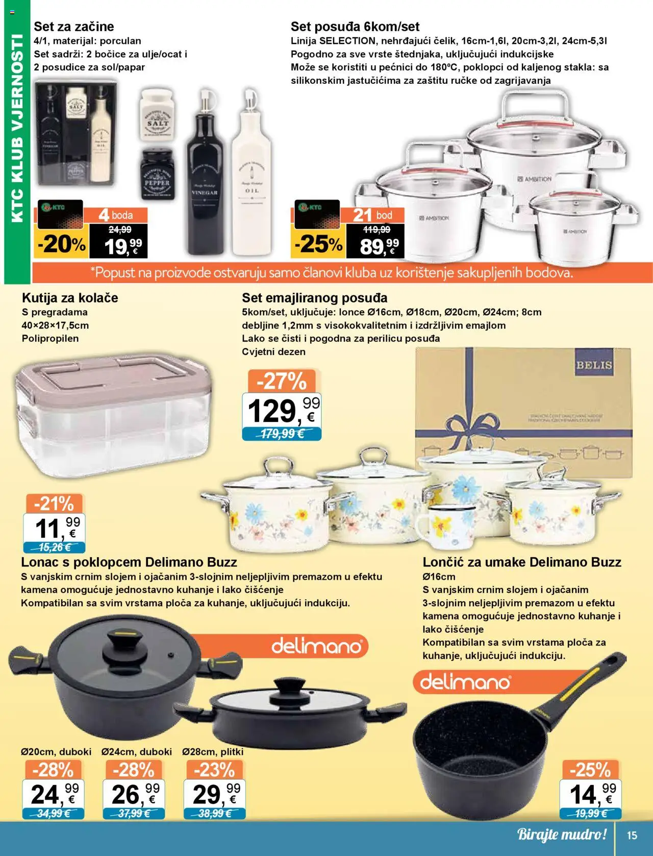 KTC katalog | vrijedi od 20.06.2025 | Stranica: 15 | Proizvodi: Kutija, Delimano, Lonac