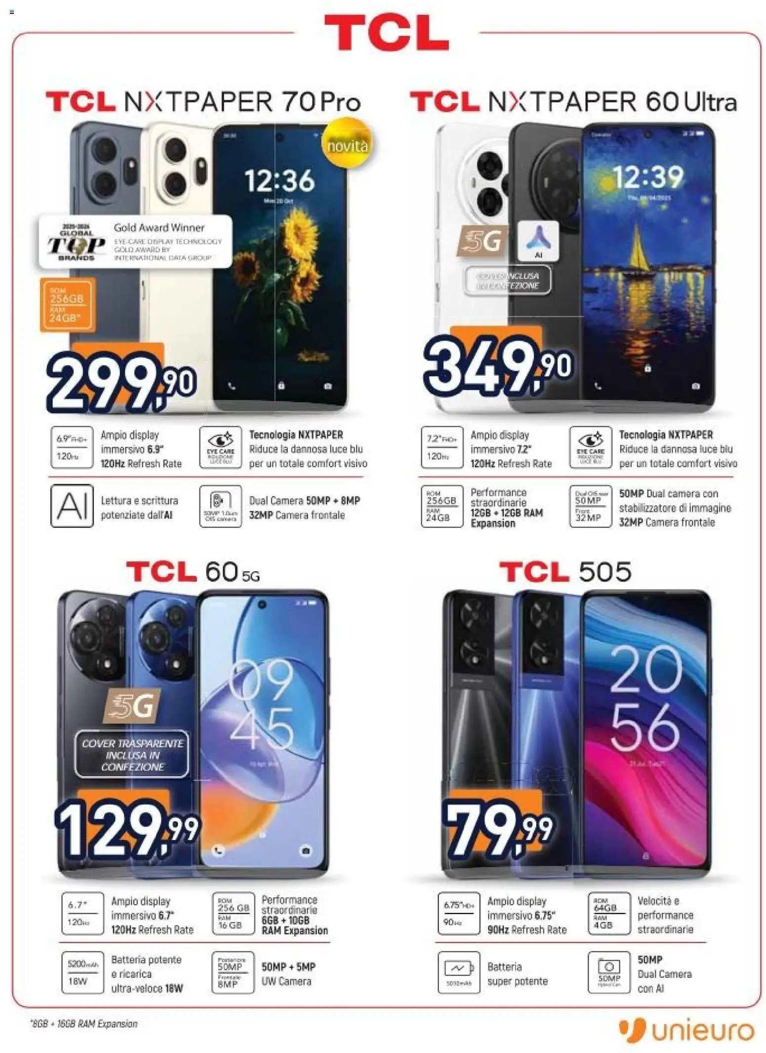 Volantino Unieuro del 17.04.2026 | Pagina: 10 | Prodotti: Data, Batteria