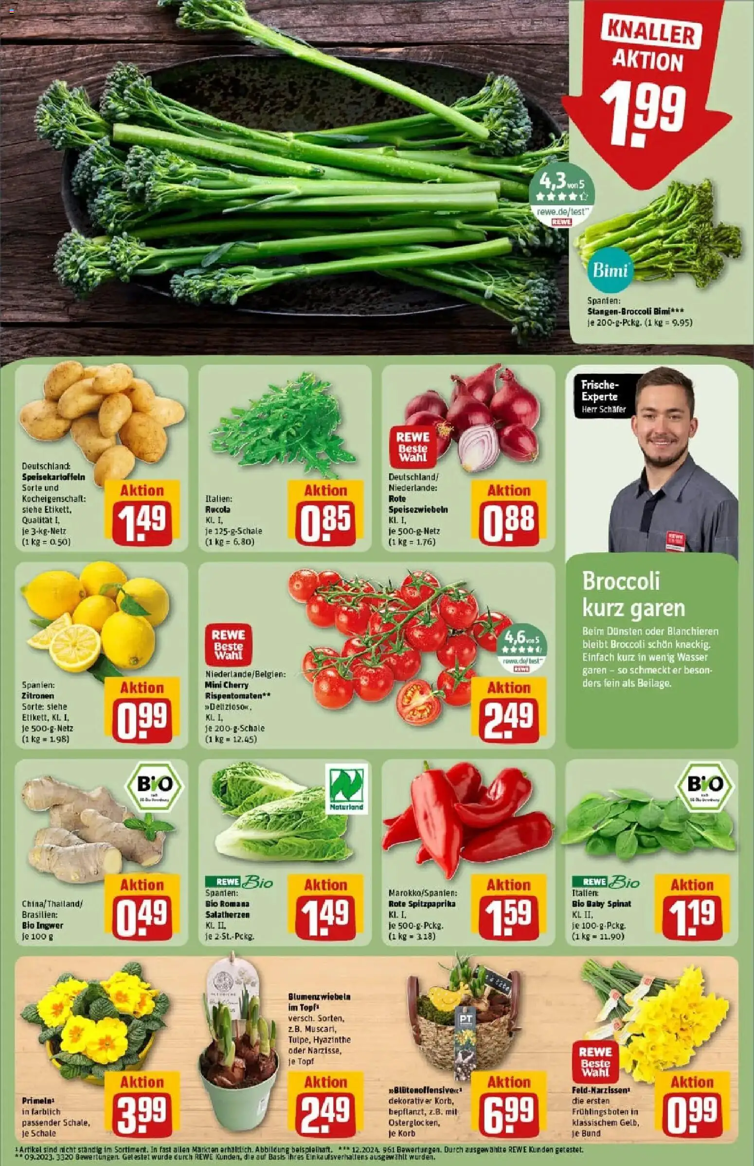 Rewe prospekt Uelzen	 – gültig ab 26.01.2026 | Seite: 7 | Produkte: Rucola, Korb, Wasser, Zitronen