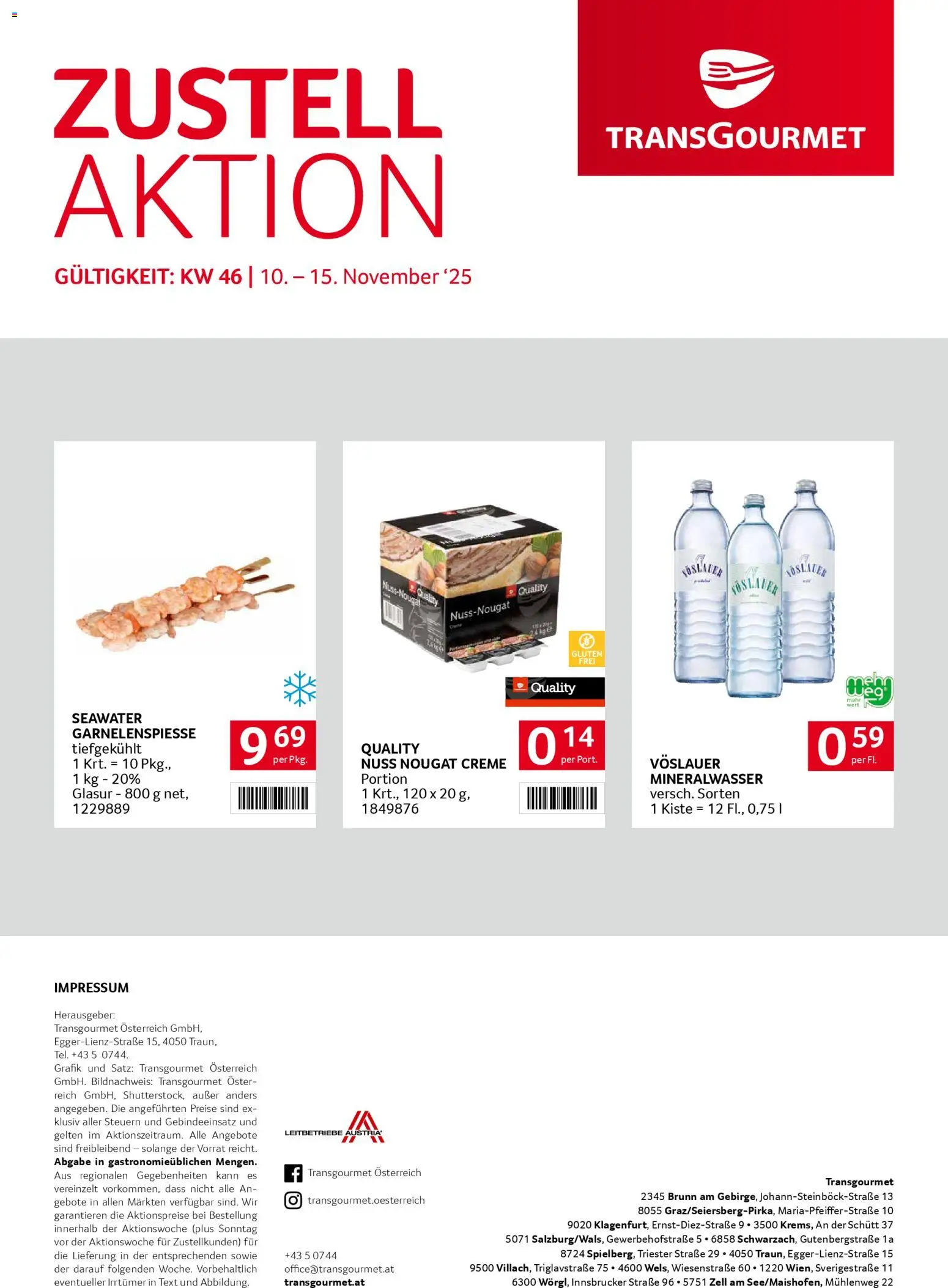 Transgourmet Zustellaktion gültig ab 10.11.2025 | Seite: 28 | Produkte: Creme