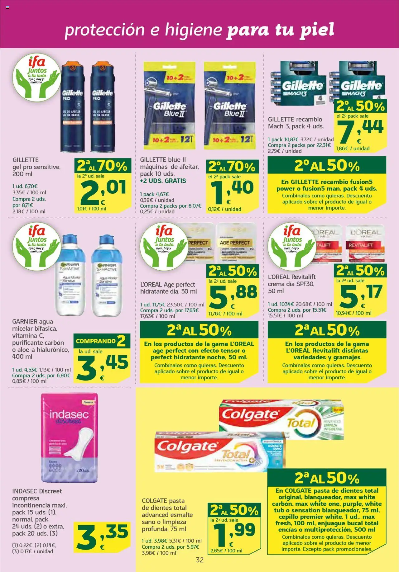 HiperDino folleto │ válido desde el 26.08.2025 | Página: 32 | Productos: Cepillo, Enjuague bucal, Pasta, Crema