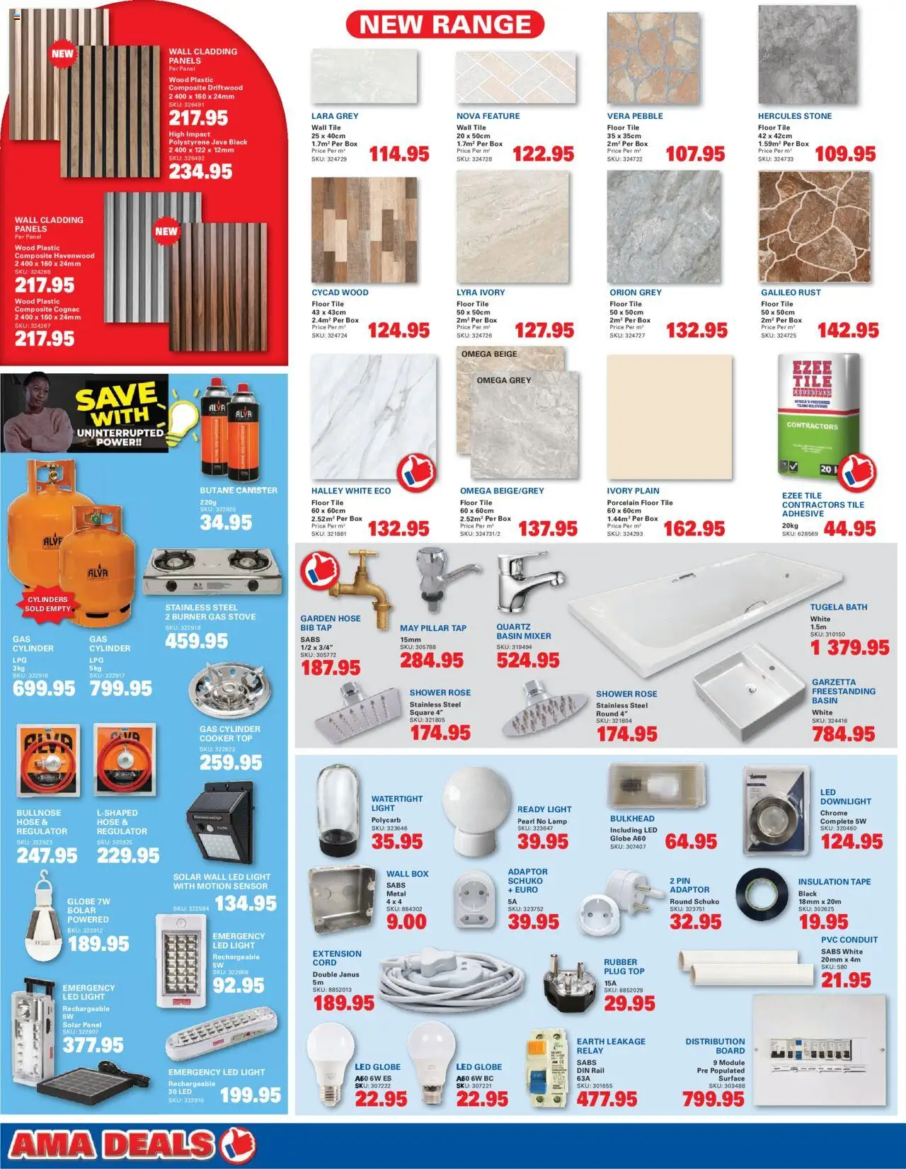 New Cashbuild catalogue – valid from 22.09.2025 | Page: 2 | Products: Stove, Lamp, Cladding, Ensalada de quino