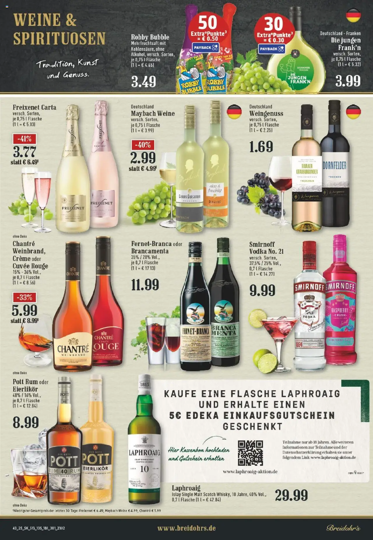 Edeka prospekt Rösrath	 – gültig ab 19.10.2025 | Seite: 13 | Produkte: Whisky, Freixenet, Rum, Chantré