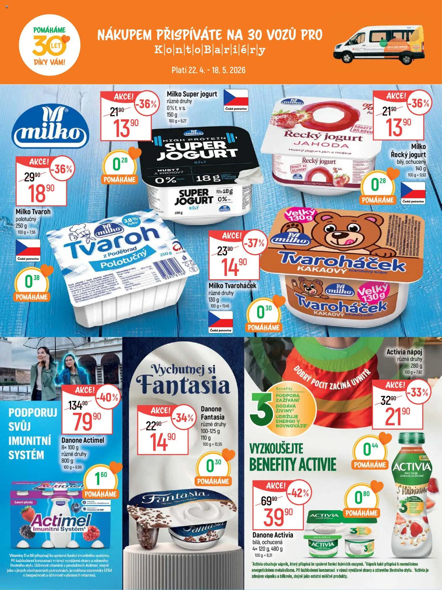 Globus leták - Pardubice od 22.04.2026 | Strana: 5 | Produkty: Jogurt, Tvaroh, Vitamíny, Tvaroháček