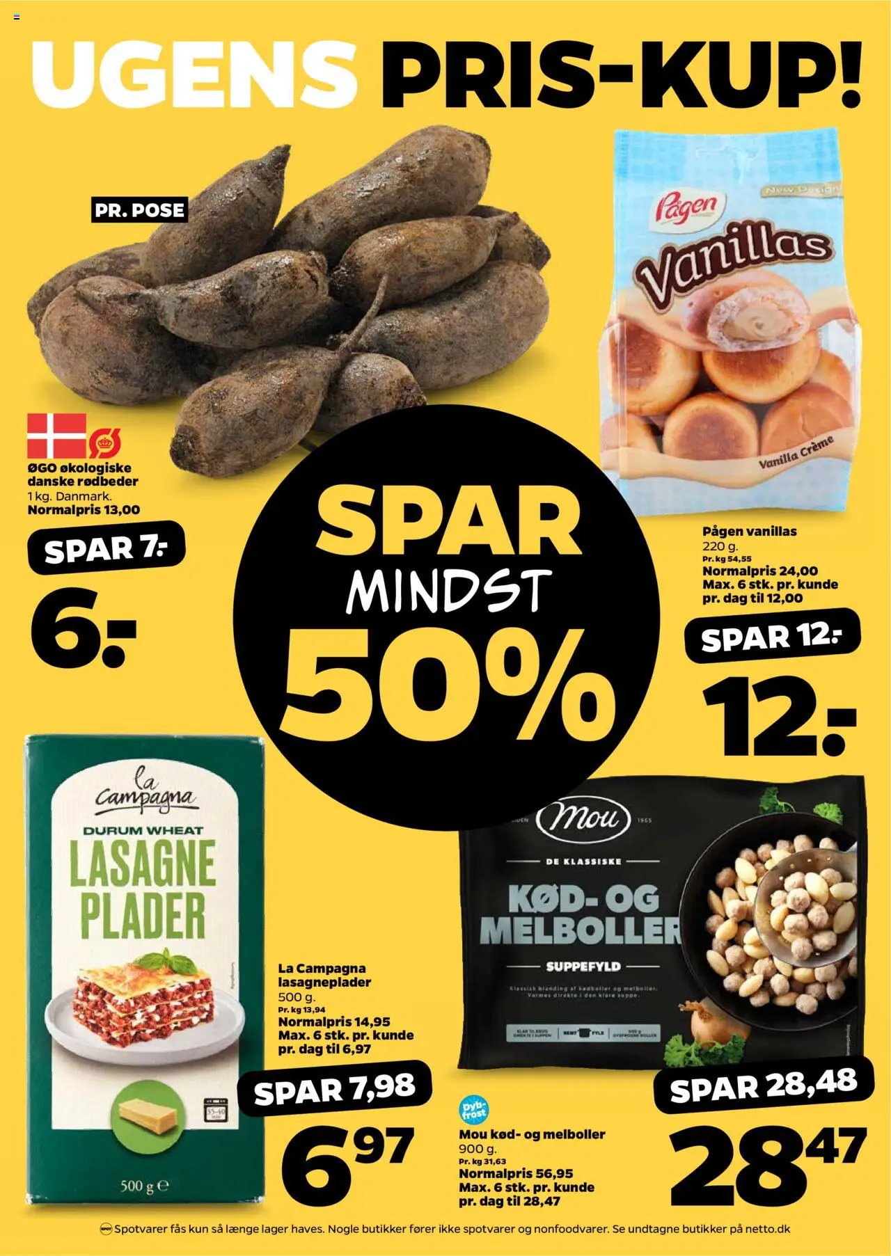 Netto tilbudsavis – gyldig fra 20.09.2025 | Side: 21 | Produkter: Creme, Rødbeder, Lasagneplader, Carpete