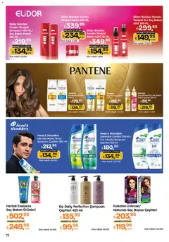 04.12.2025 tarihinden itibaren geçerli olan Migros kataloğu önizlemesi | Sayfa: 72 | Ürünler: Şampuan, Maske